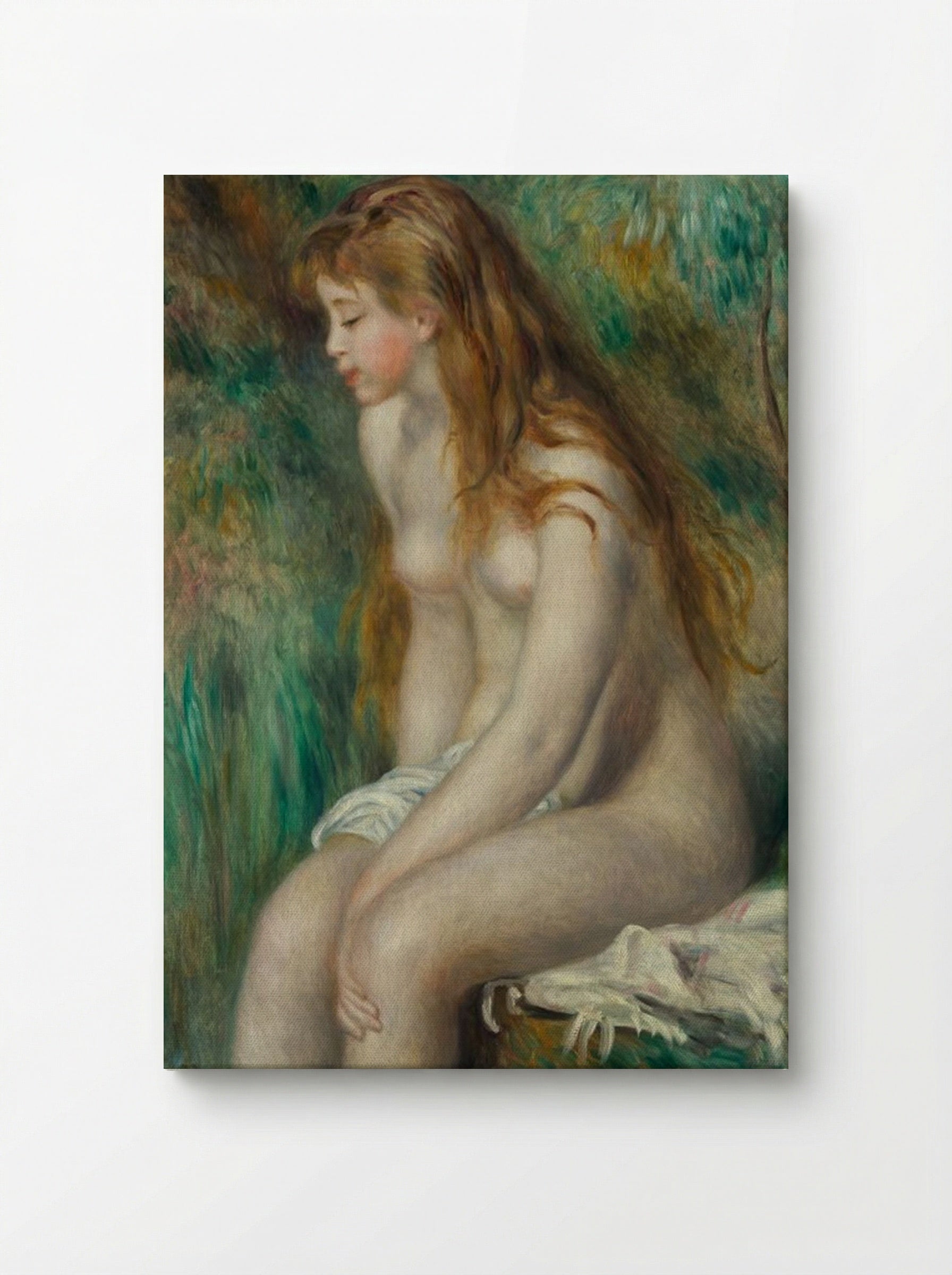 Young Girl Bathing - Pierre-Auguste Renoir - Canvas