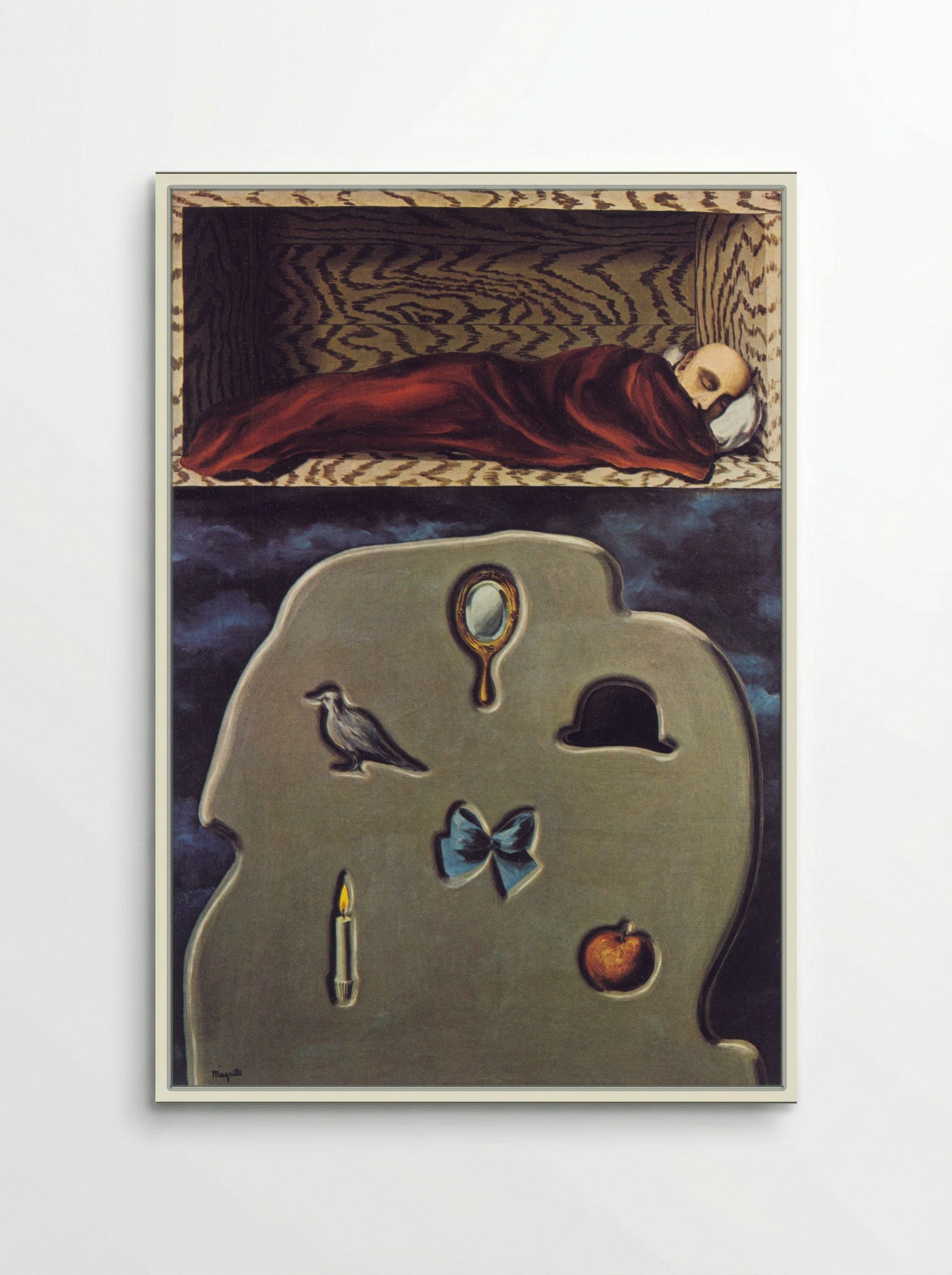 The Reckless Sleeper - René Magritte - Poster