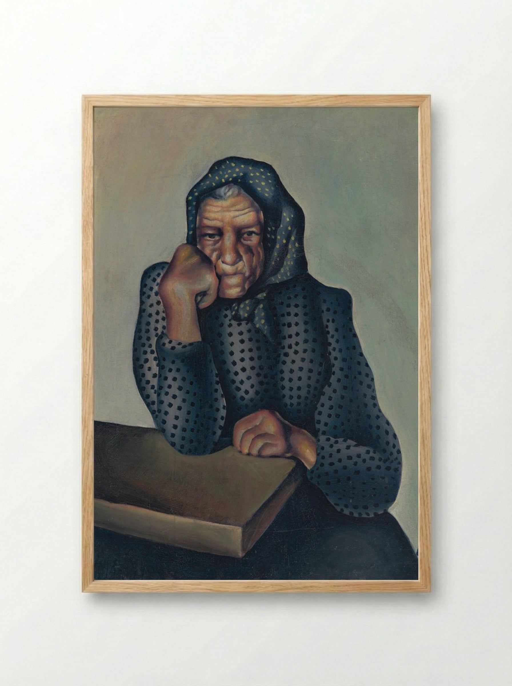 Worry - Konstantin Bauer - Framed Print Wood