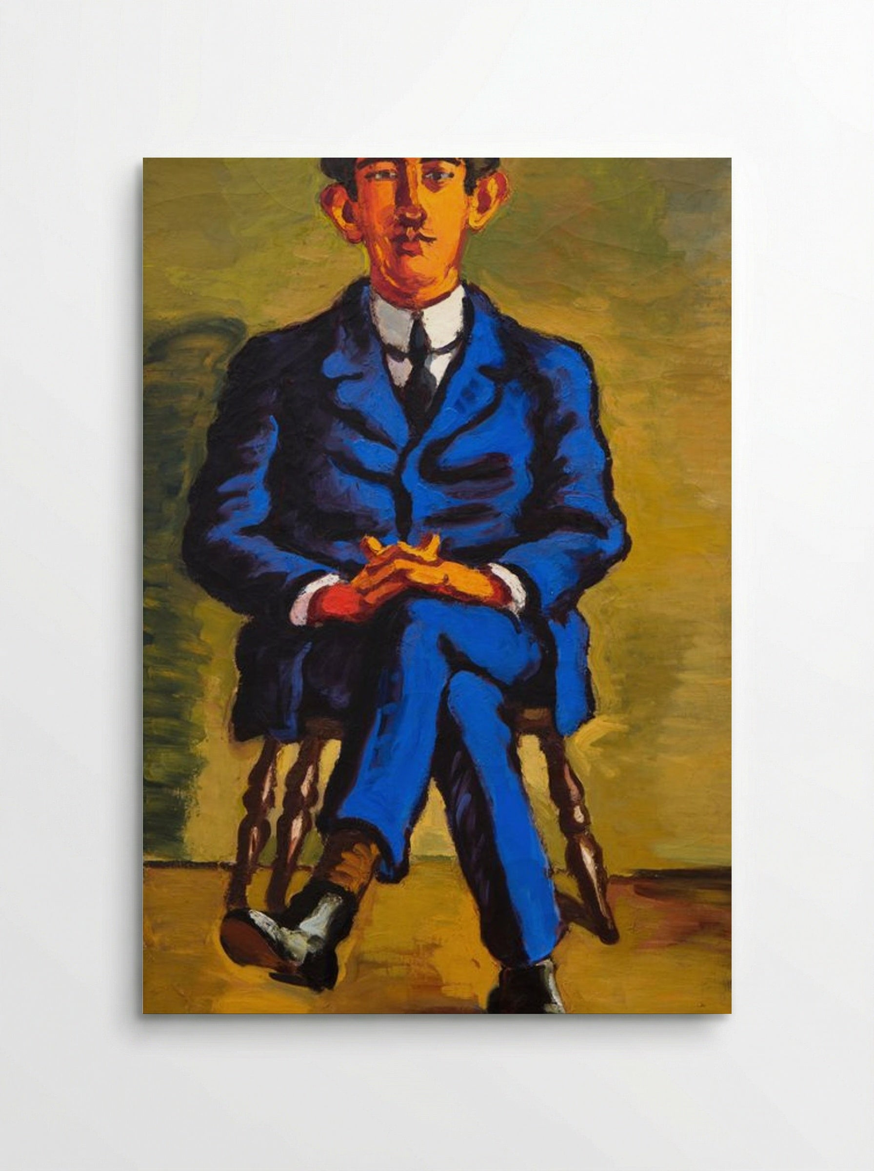 Portrait of the Poet Emil Bønnelycke - Vilhelm Lundstrøm - Poster