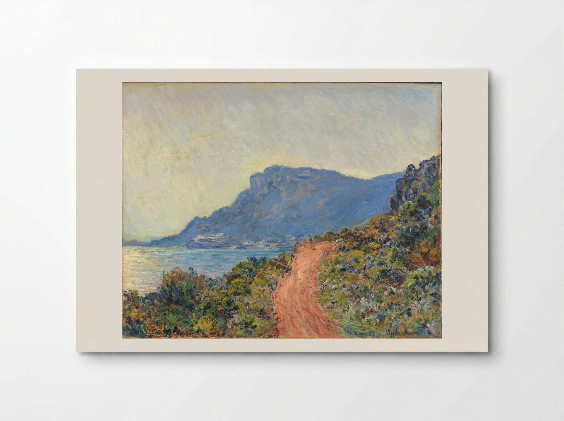 La Corniche near Monaco - Claude Monet - Poster
