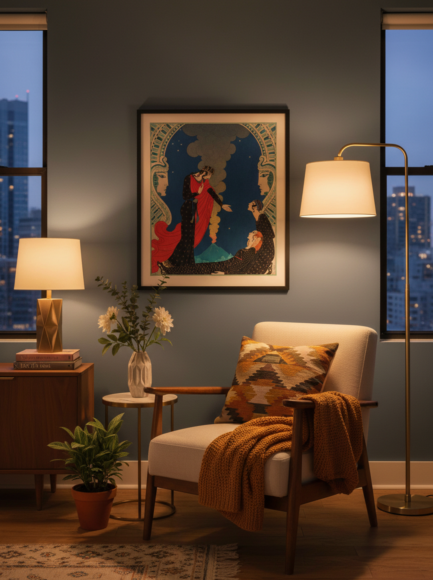 Empedocles and Panthea - George Barbier - Lifestyle