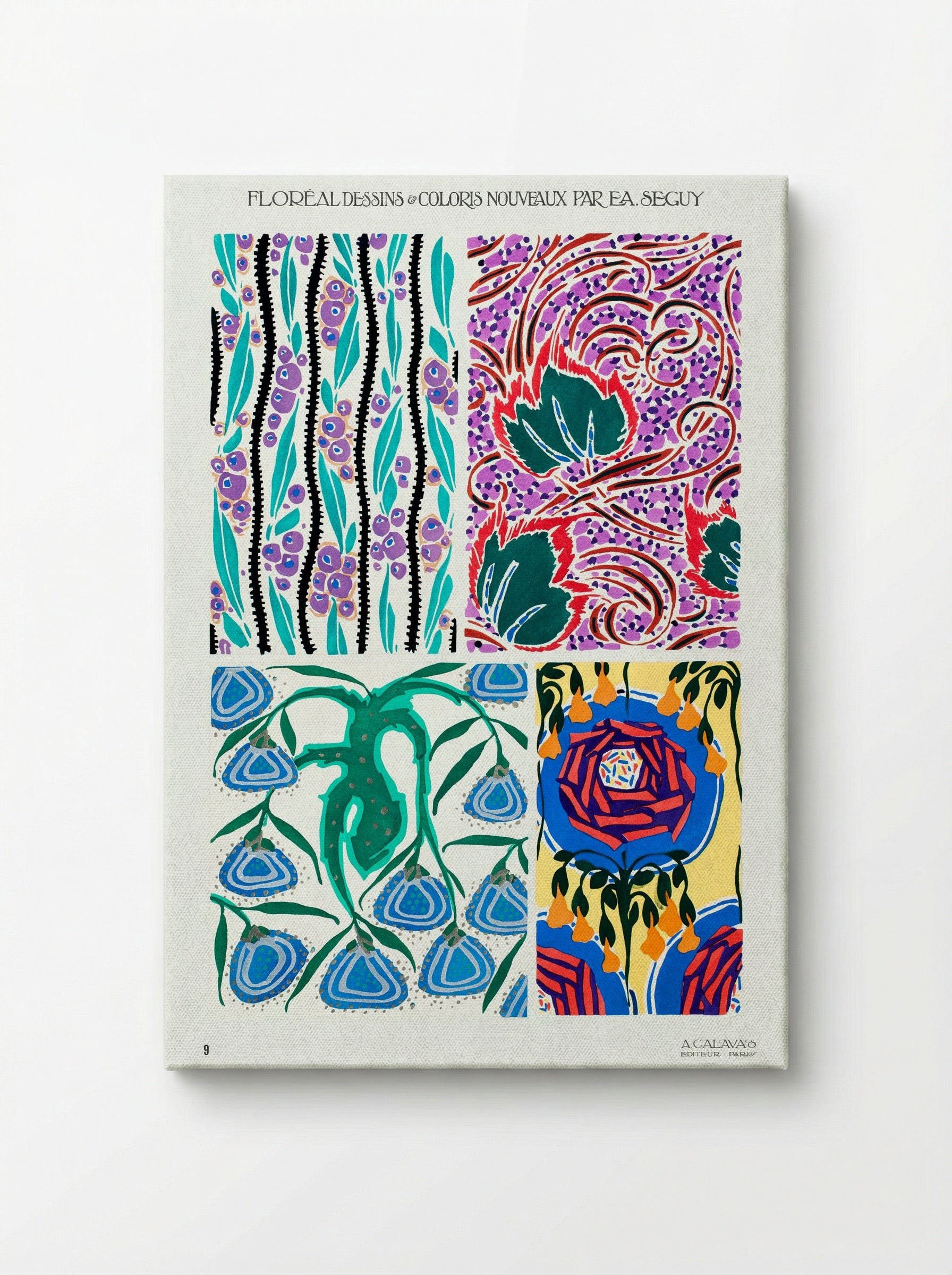 Floréal: Dessins et Coloris Nouveaux - Émile-Allain Séguy - Canvas