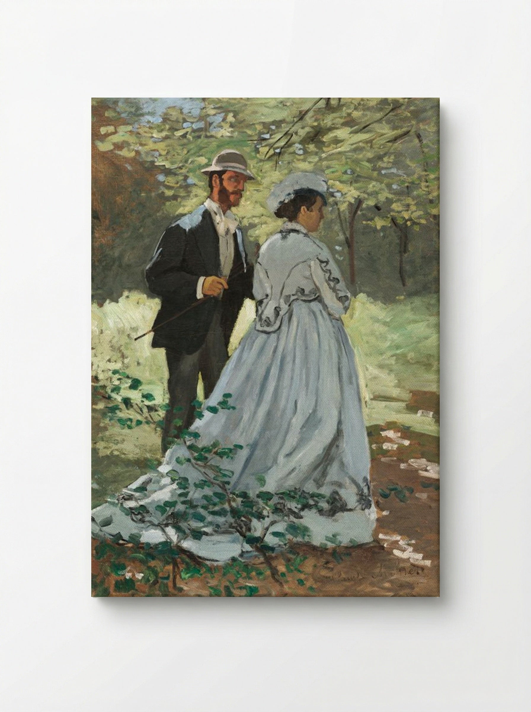 Bazille and Camille - Claude Monet - Canvas