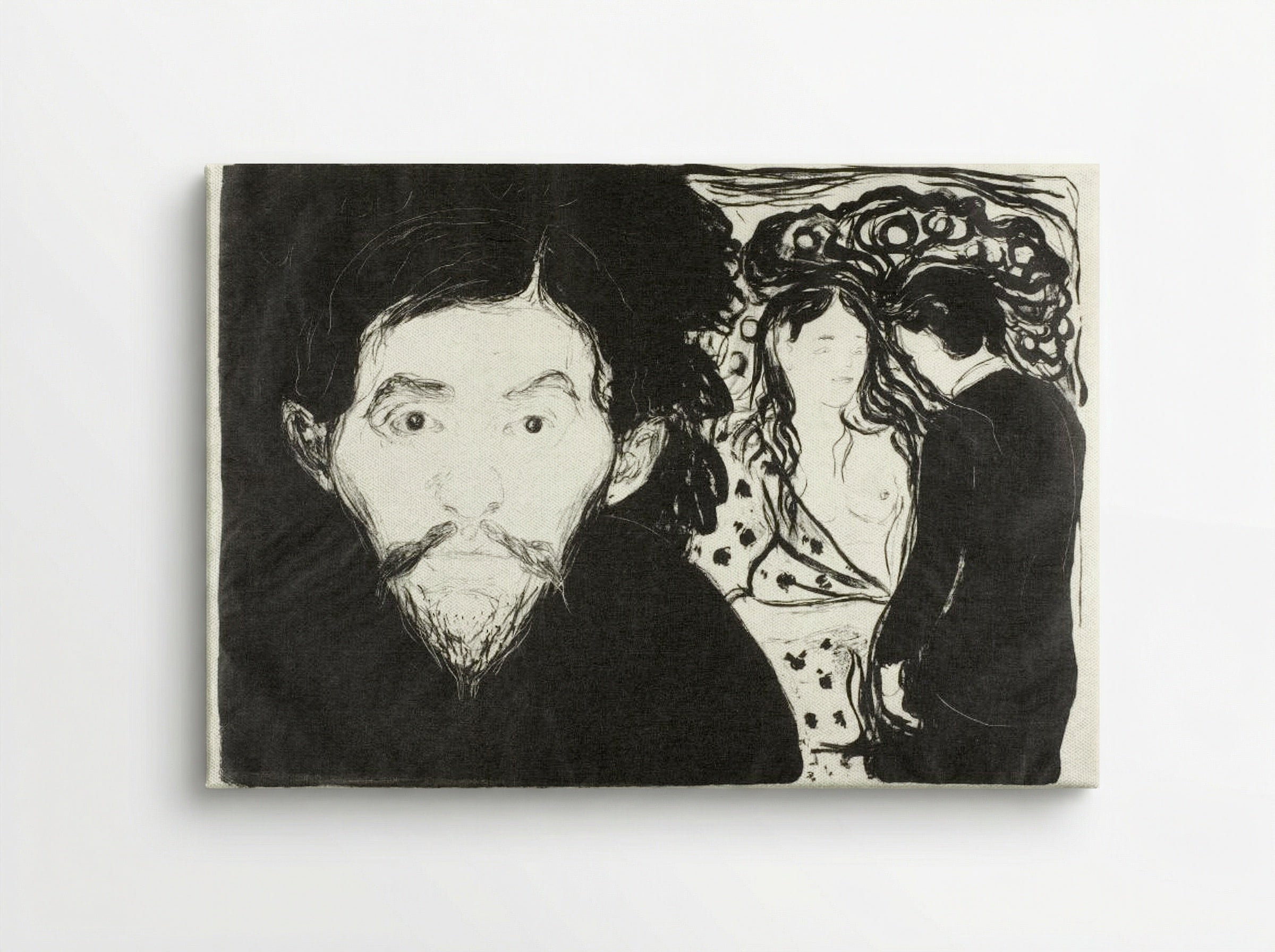 Jealousy I - Edvard Munch - Canvas