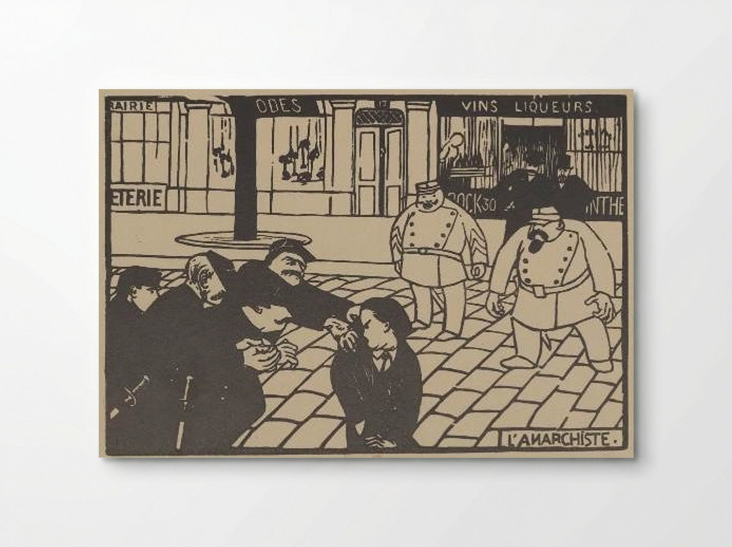 The Anarchist - Félix Vallotton - Poster