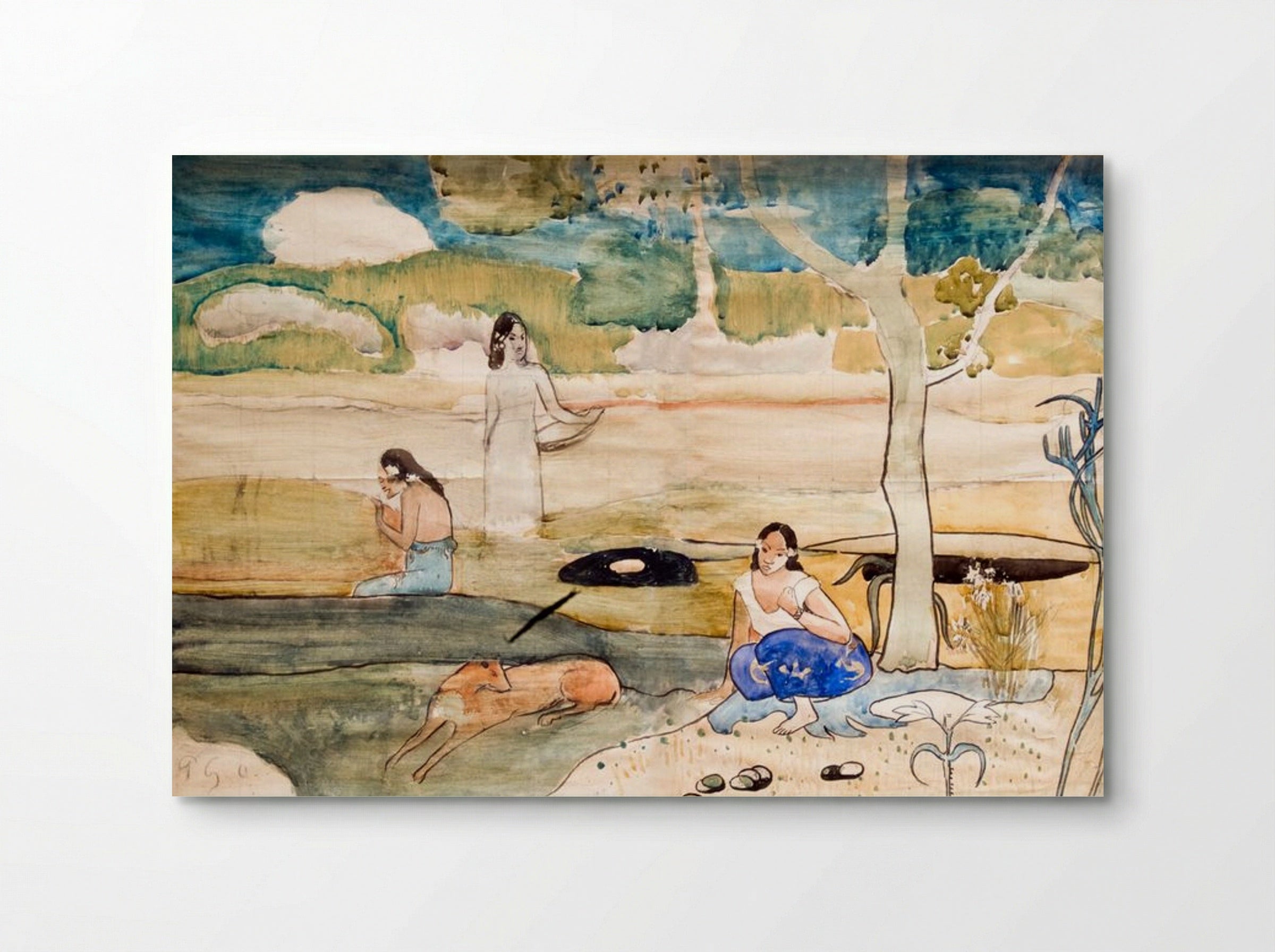 Study from Tahiti - Paul Gauguin - Poster