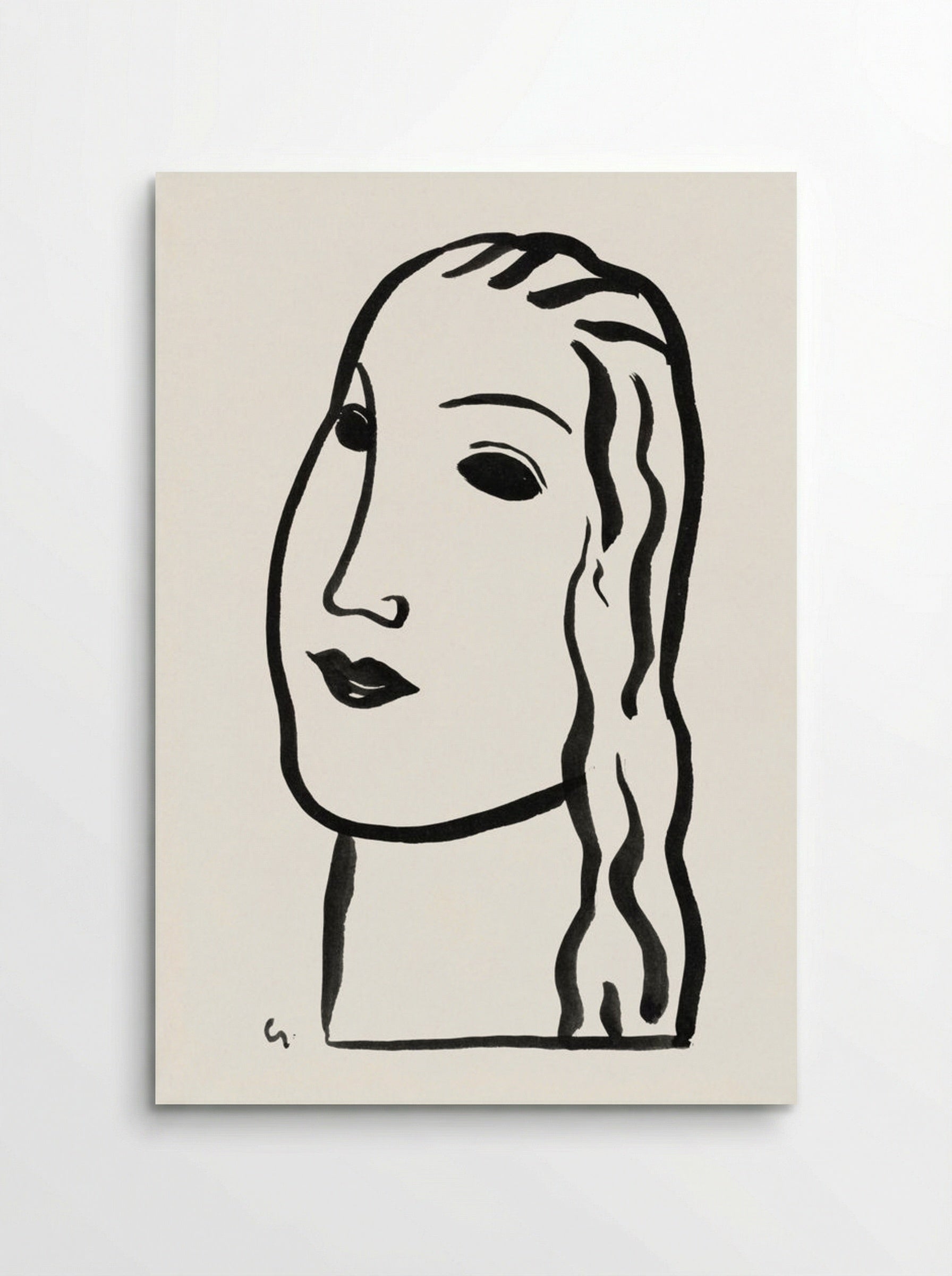 Woman's Head - Leo Gestel - Poster