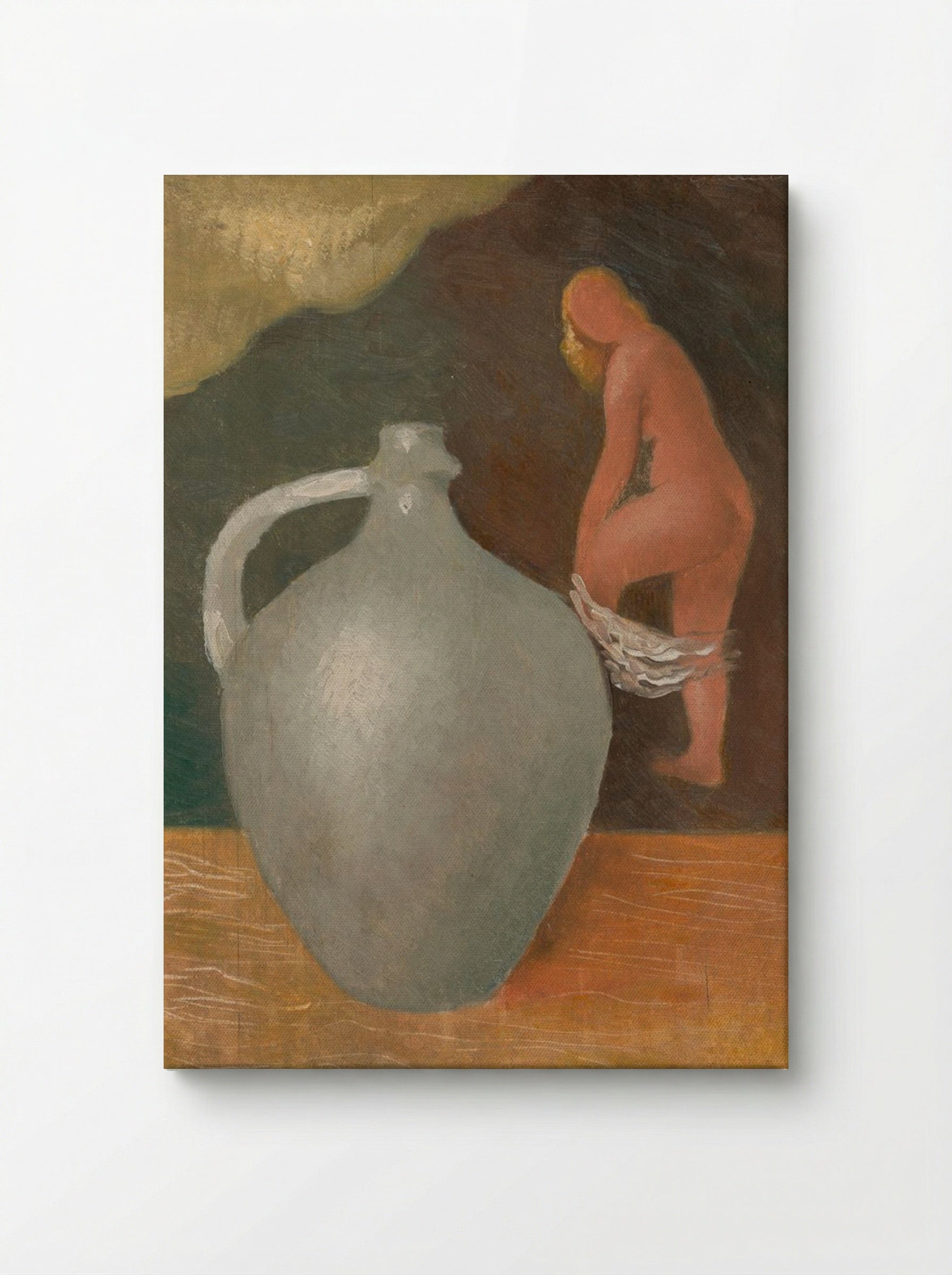 Woman with Jar - Mikuláš Galanda - Canvas
