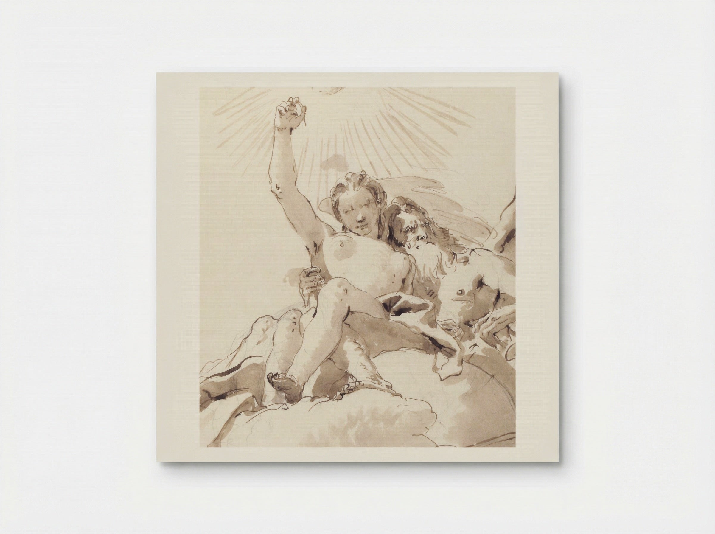 Time and Truth - Giovanni Battista Tiepolo - Poster