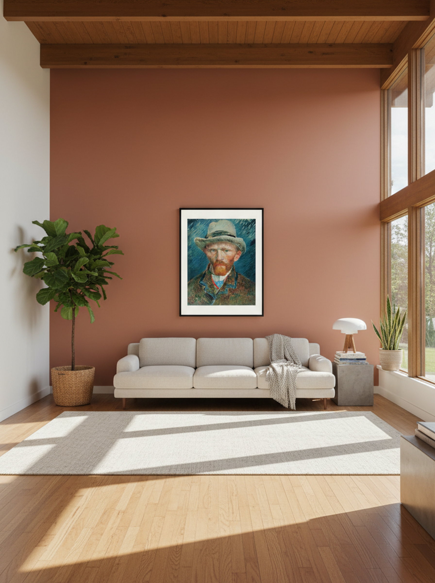 Self-Portrait with Grey Felt Hat - Vincent van Gogh - Lifestyle