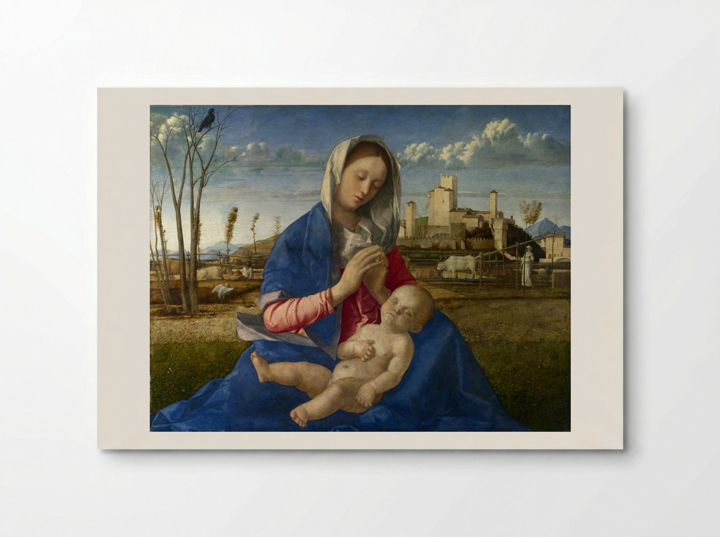 Madonna of the Meadow - Giovanni Bellini - Poster