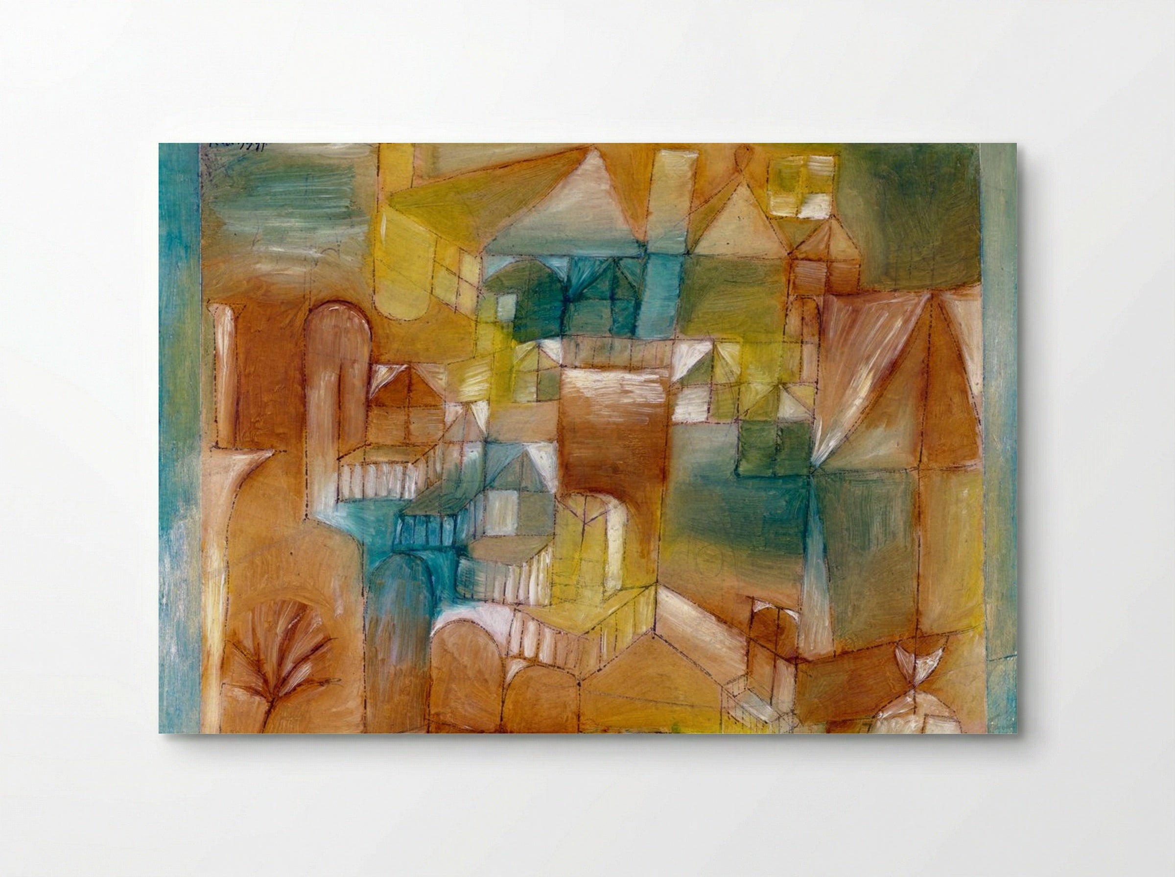 Fassade (Brown-Green) - Paul Klee - Poster