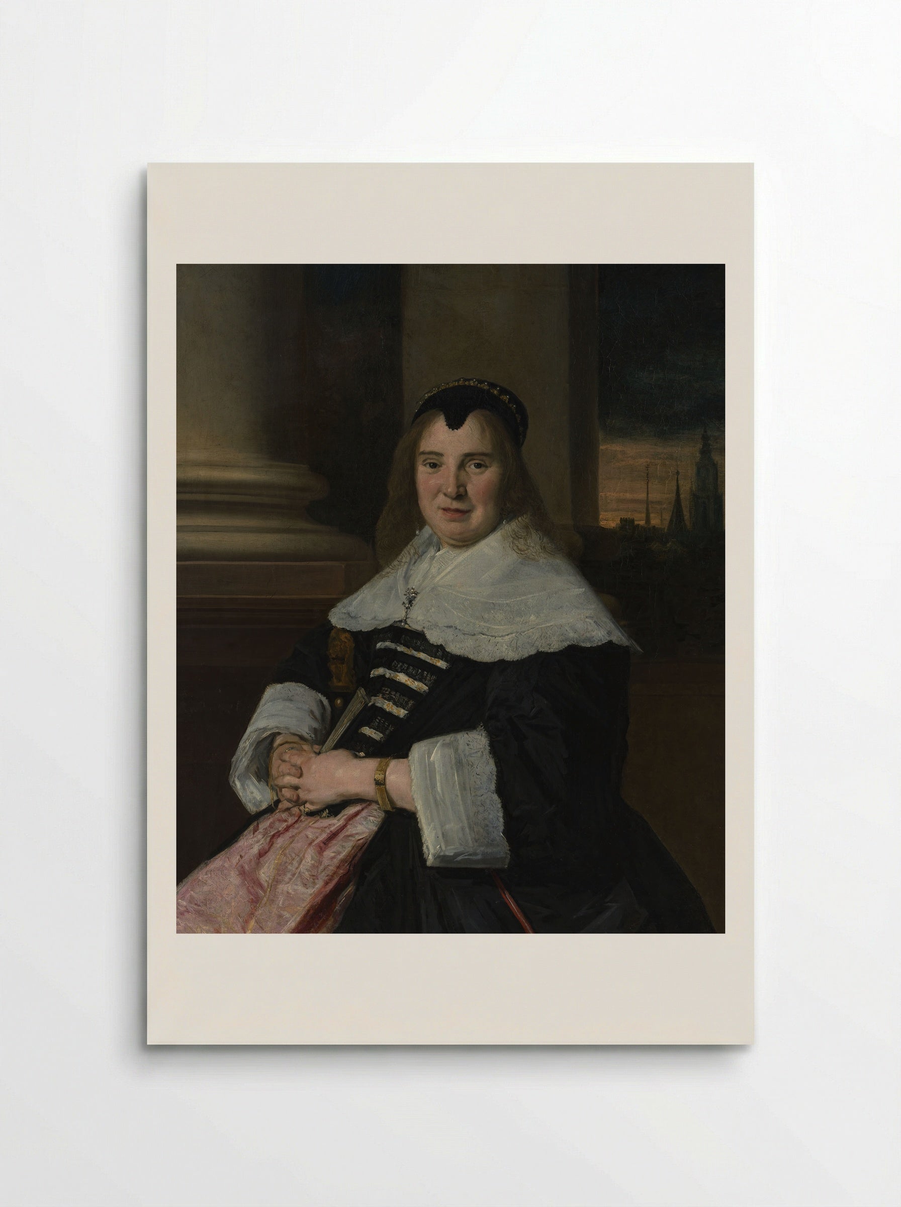 Portrait of a Woman - Frans Hals - Poster