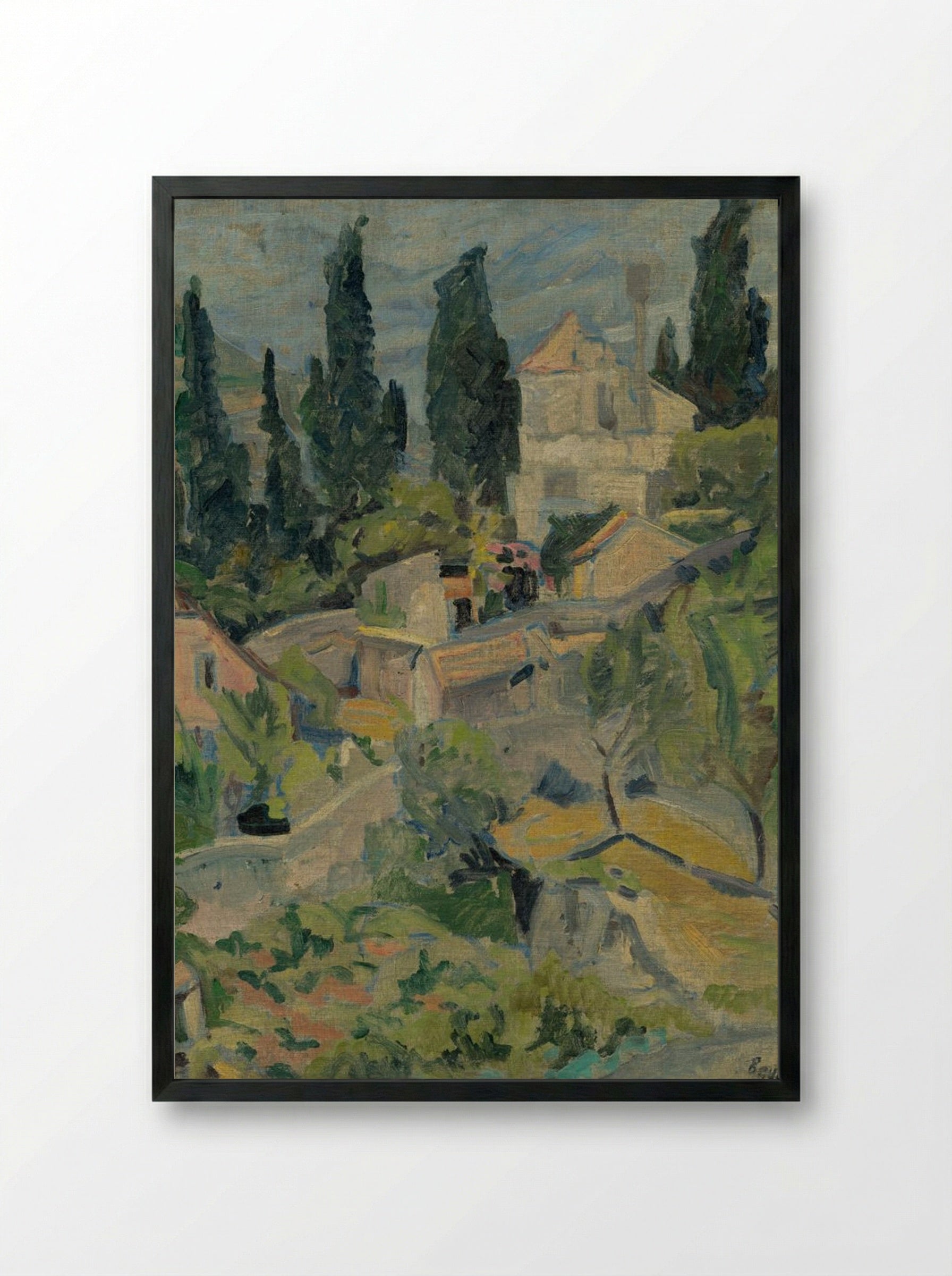 Rijeka-raguza - Konstantin Bauer - Framed Print Black