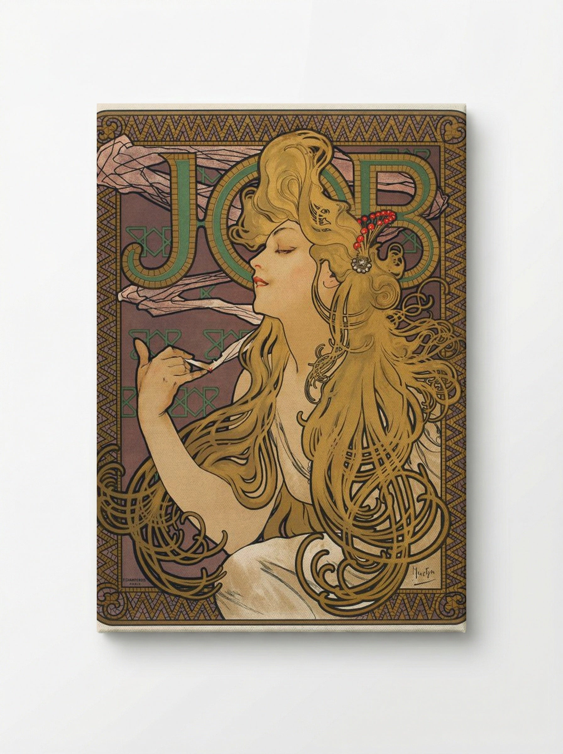 Job - Alphonse Mucha - Canvas