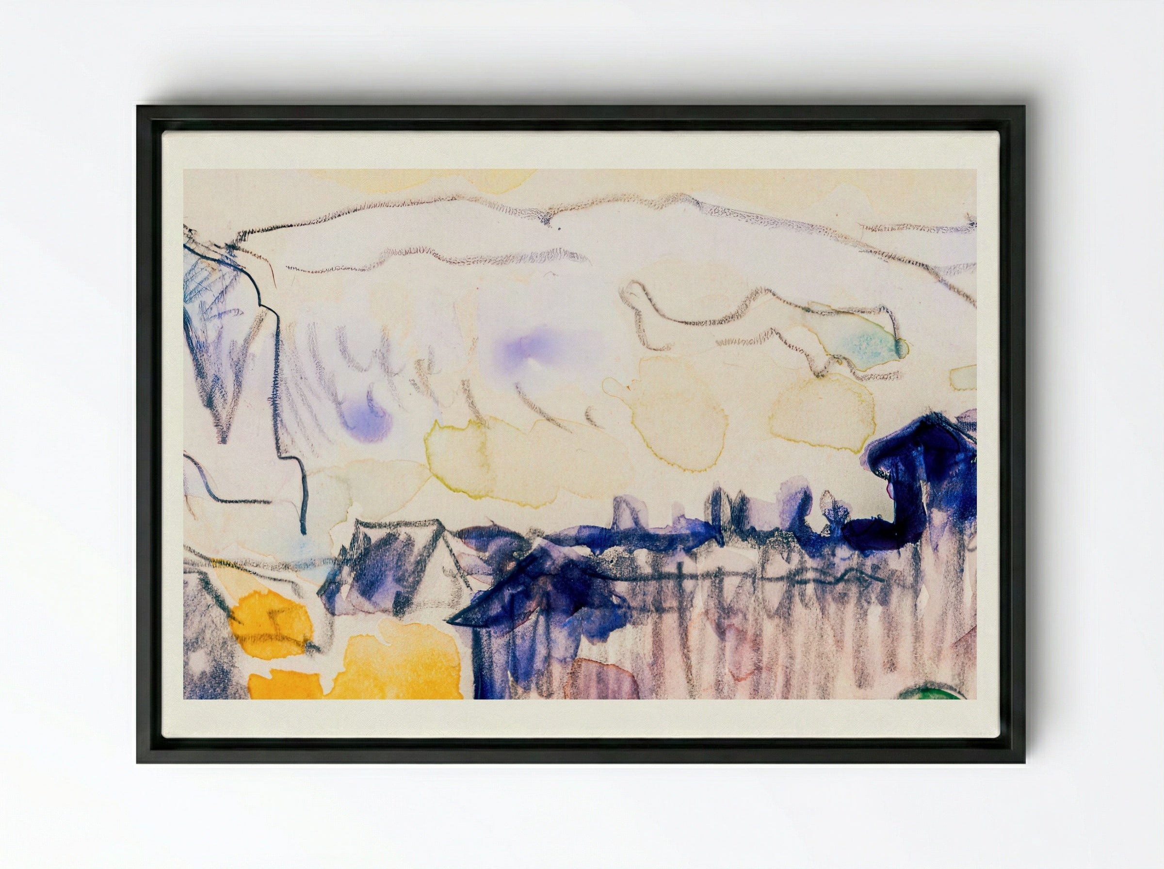 Geneva, 1919 - Paul Signac - Framed Canvas Black