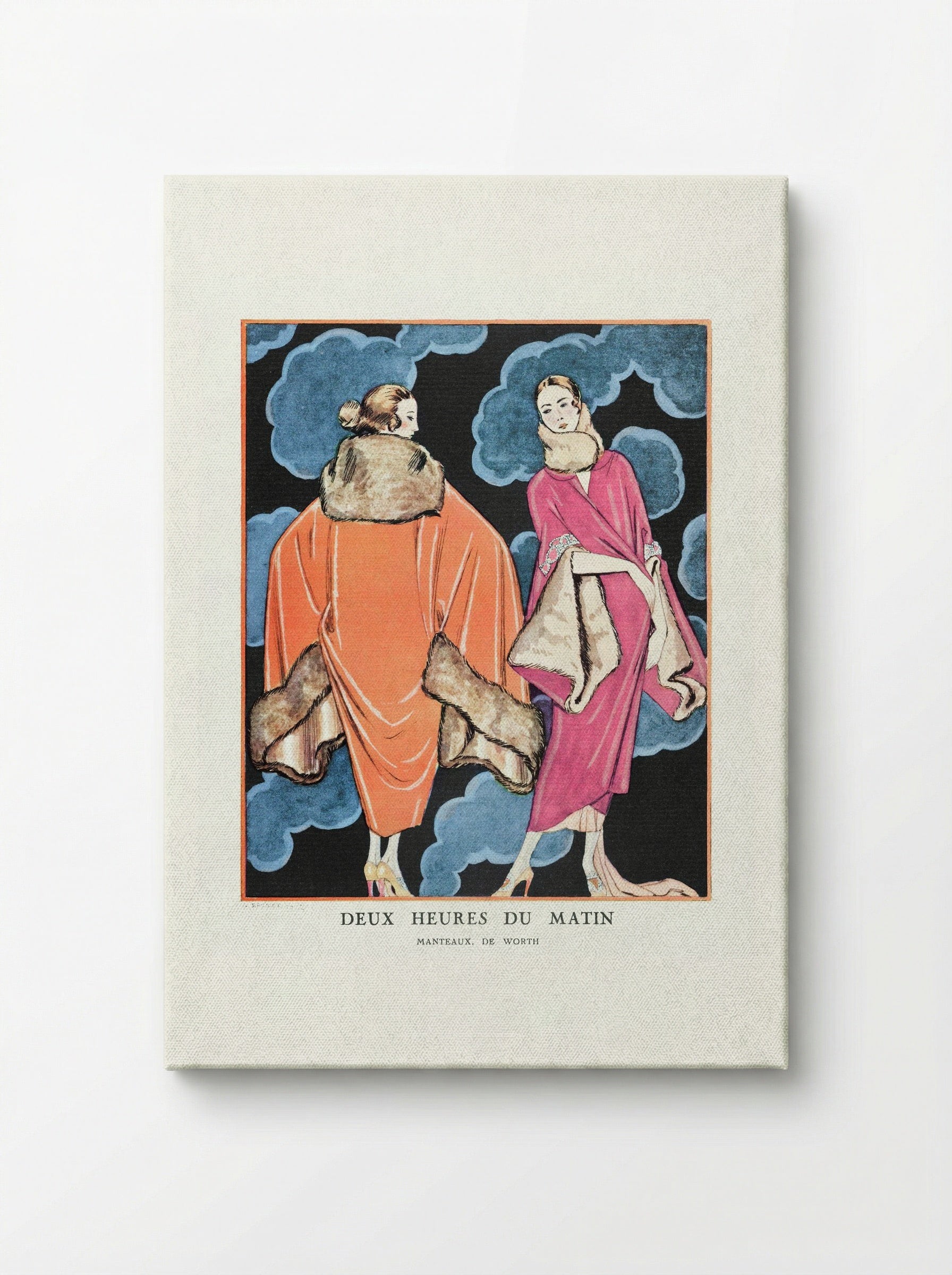 Deux Heures du Matin, Manteaux de Worth - George Barbier - Canvas