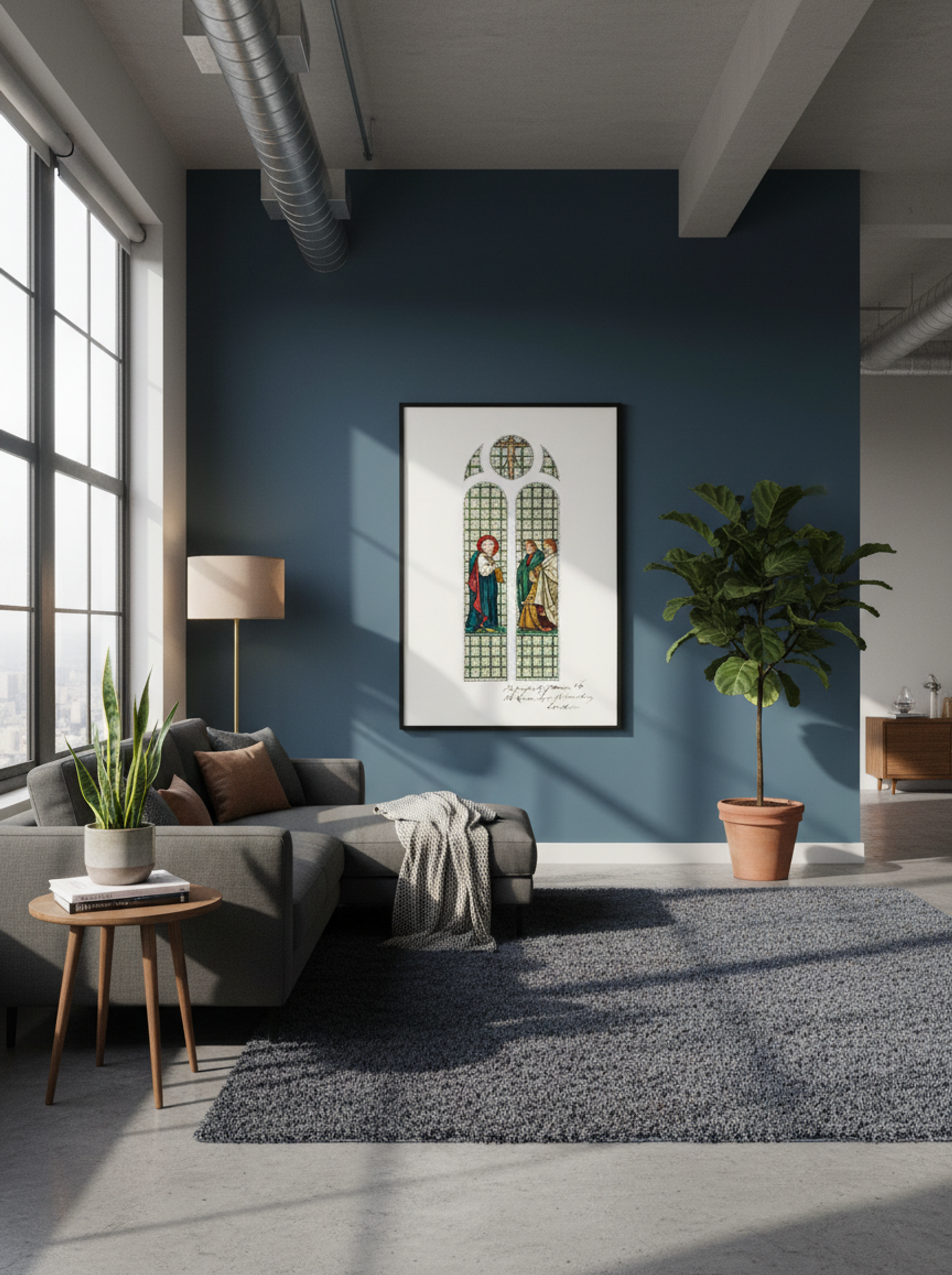 Design for Stained Glass Window, St. Paul's Church, Boston, MA - Edward Burne-Jones - Lifestyle