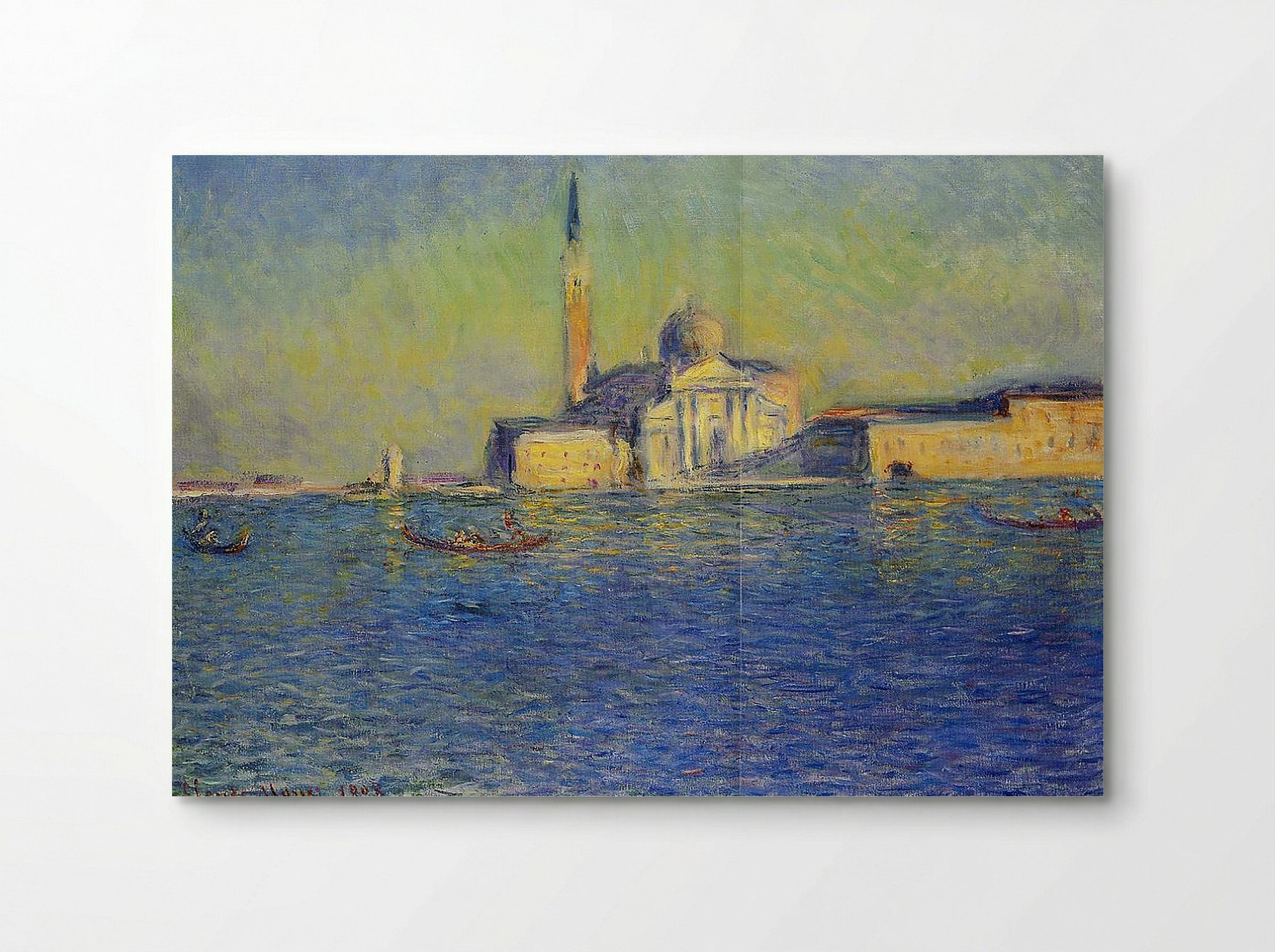 San Giorgio Maggiore at Dusk - Claude Monet - Poster
