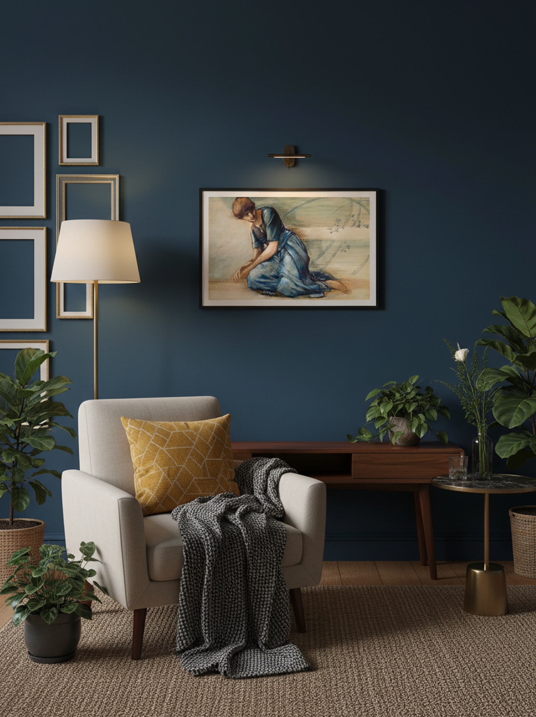 Study for 'The Garden Court' from The Briar Rose Series - Edward Burne-Jones - Lifestyle