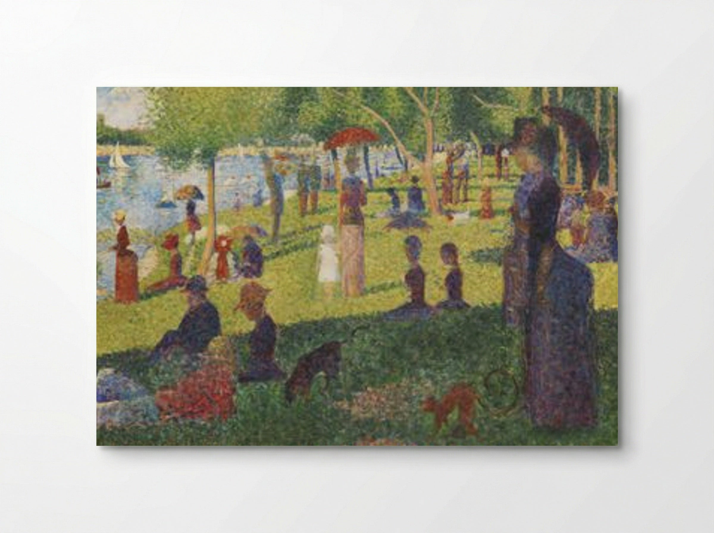 Study for A Sunday on La Grande Jatte - Georges Seurat - Poster