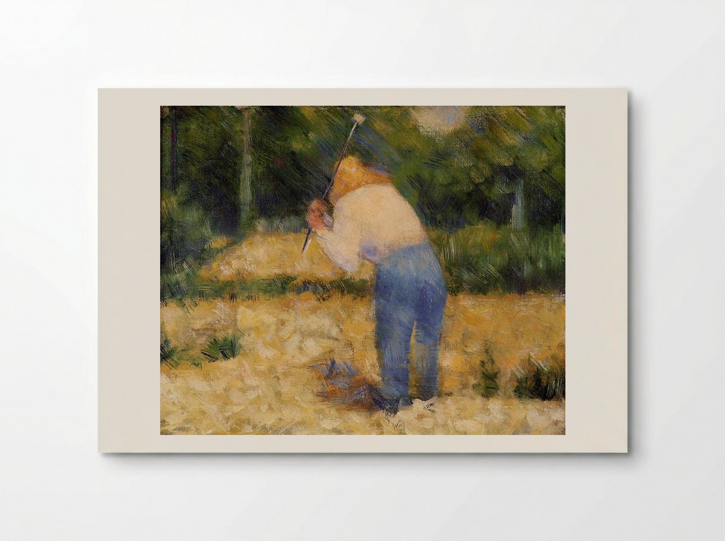 The Stone Breaker - Georges Seurat - Poster