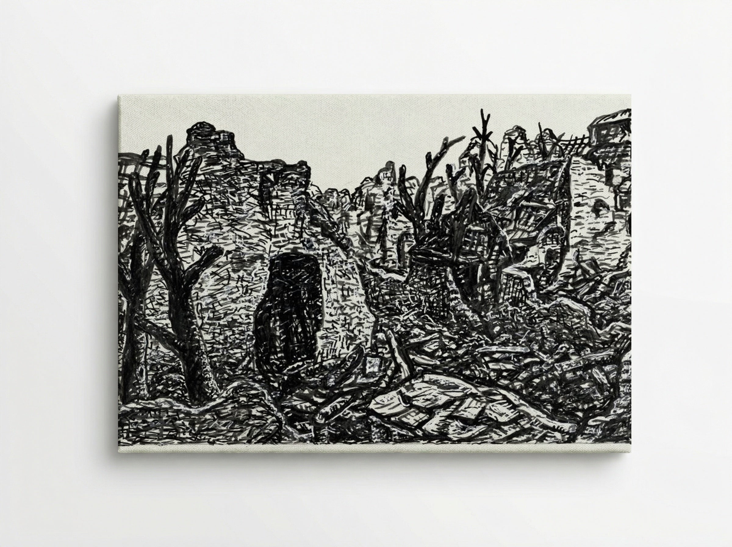 Devastation of the Second World War - Leo Gestel - Canvas