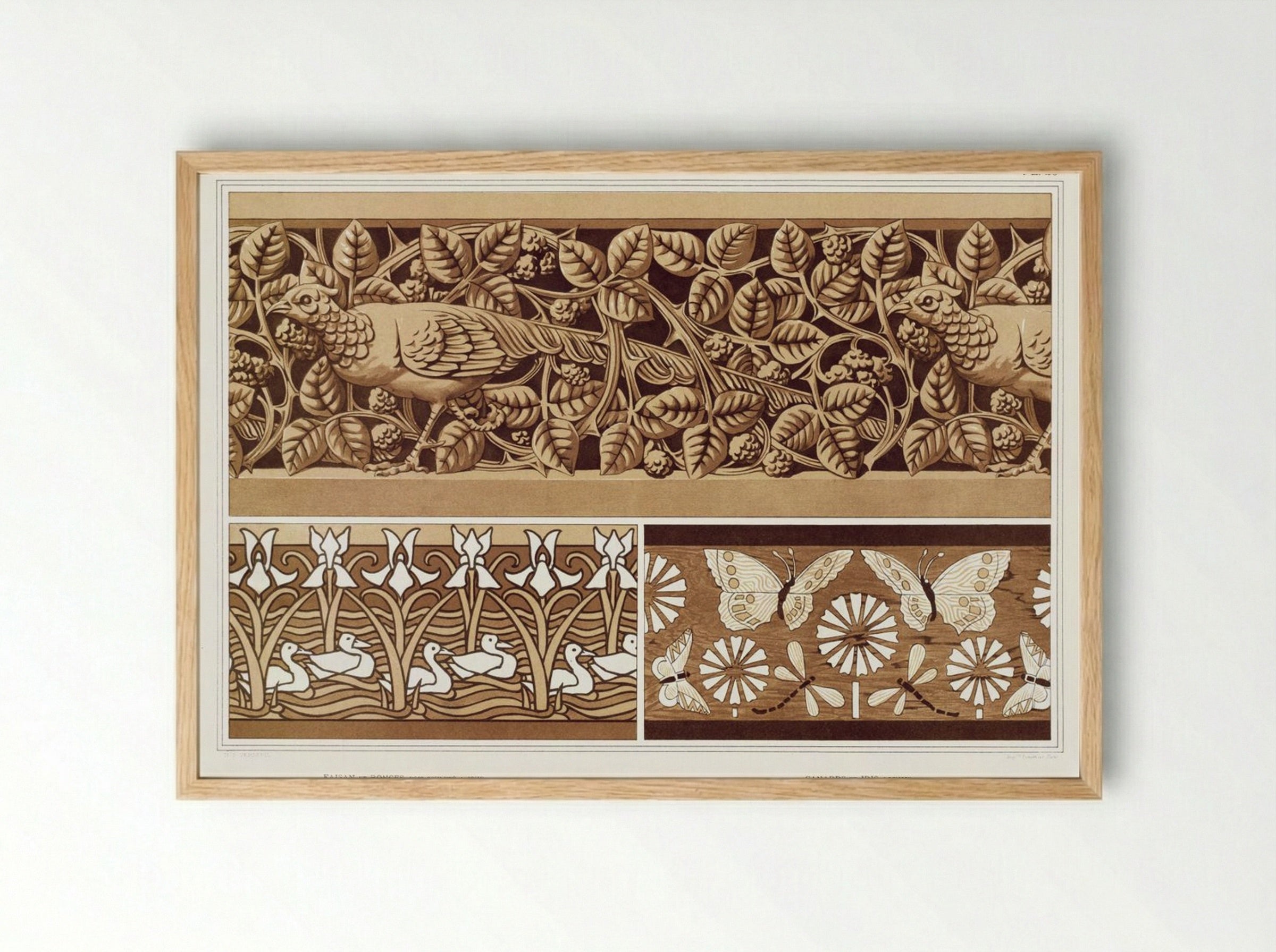 L'Animal dans la Décoration, Plate 20 - Maurice Pillard Verneuil - Framed Print Wood