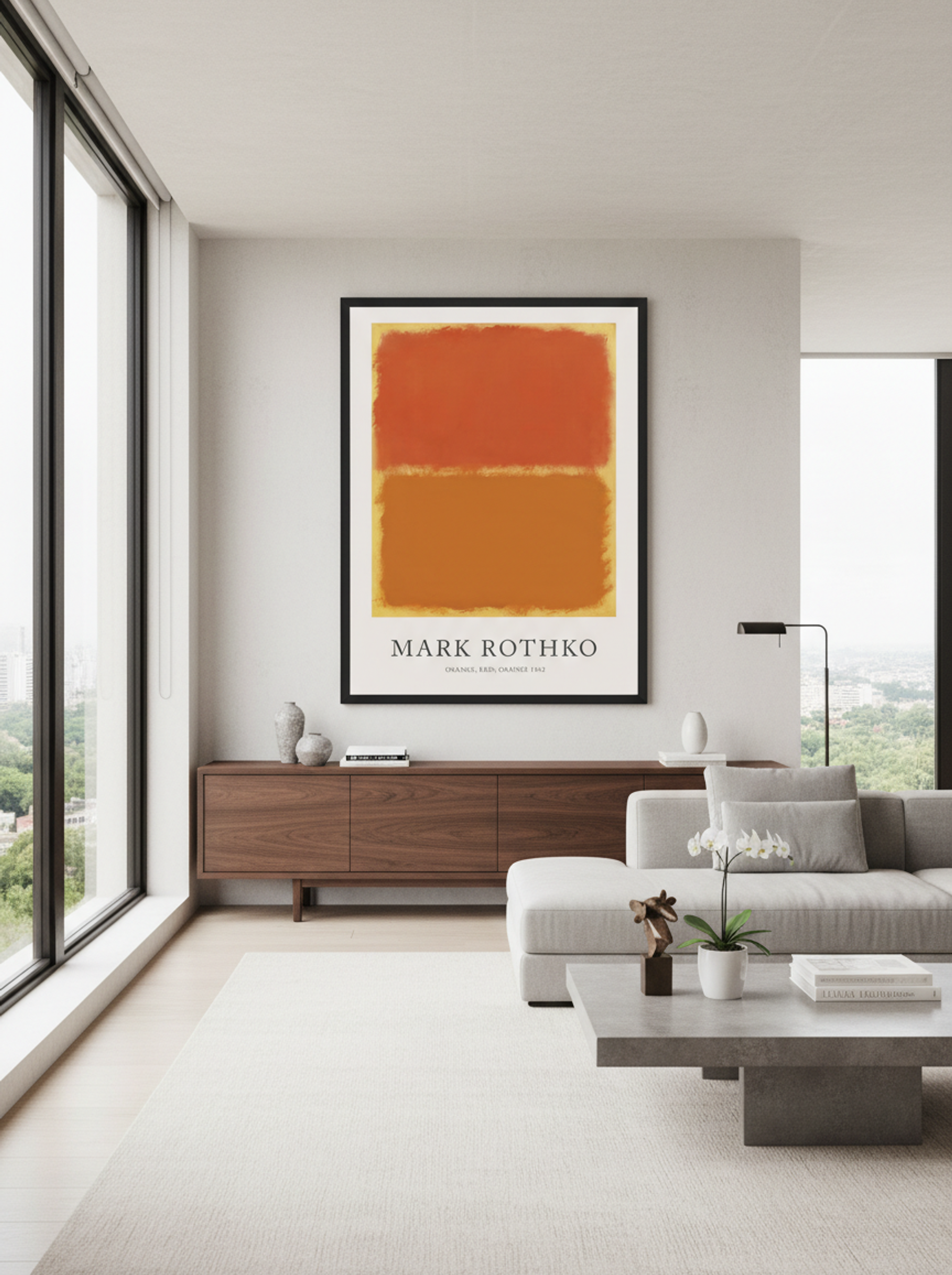 Orange, Red, Orange - Mark Rothko - Lifestyle