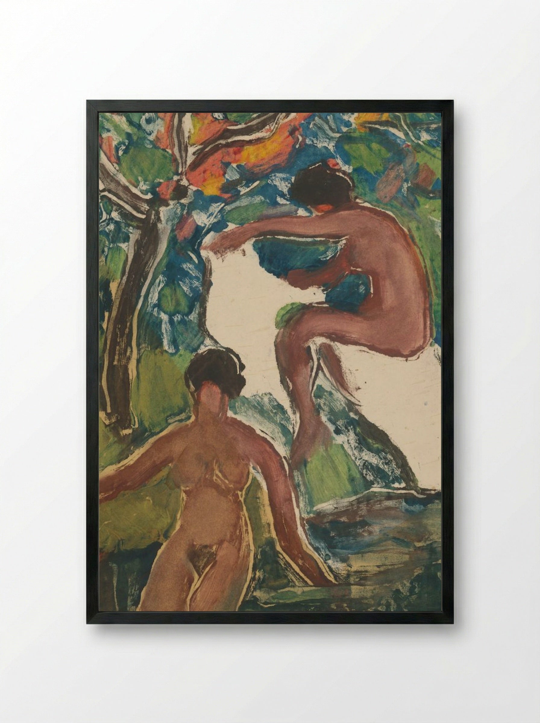 Swimming - Zolo Palugyay - Framed Print Black