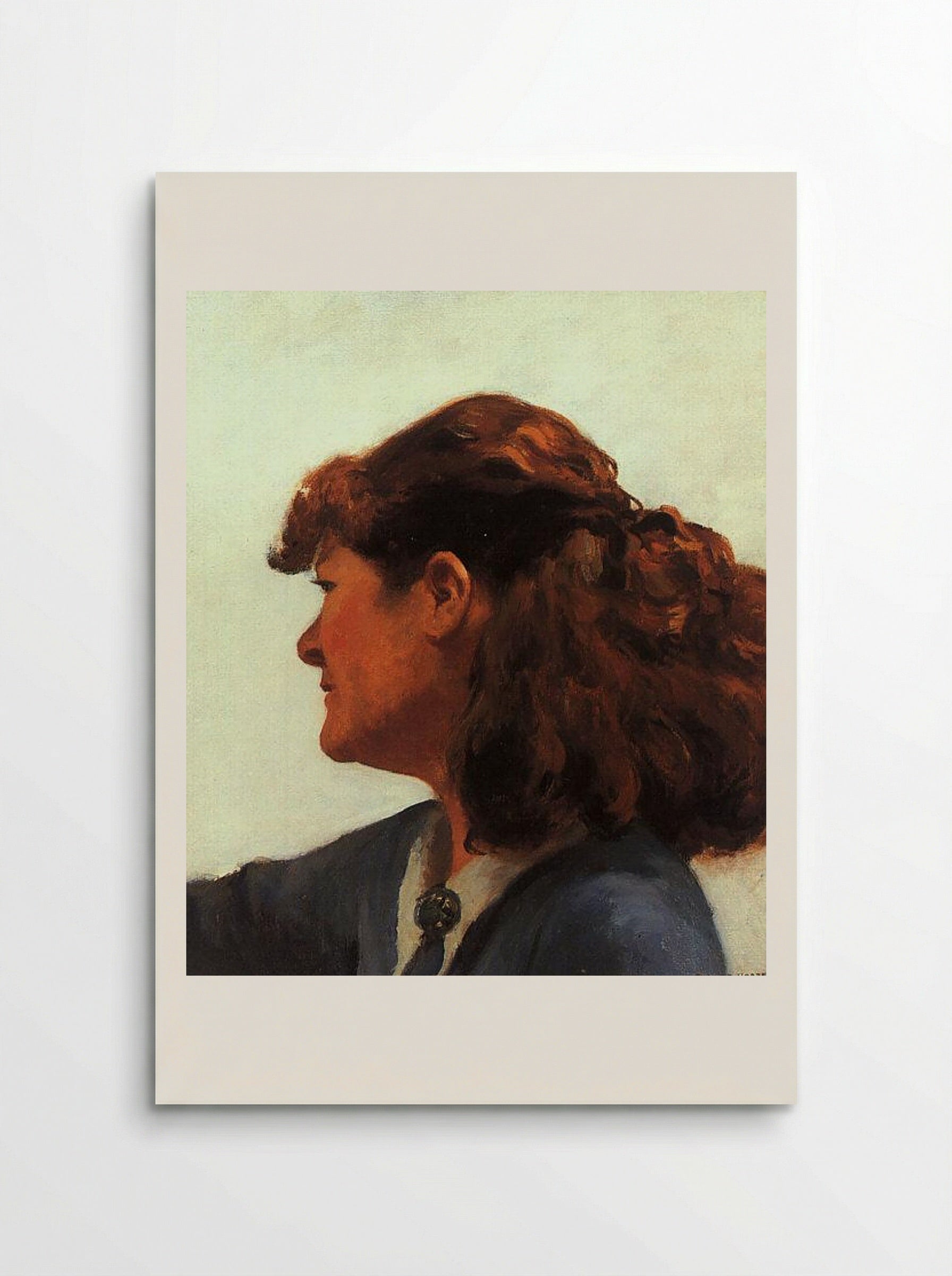 Jo Painting (Josephine Hopper) - Edward Hopper - Poster