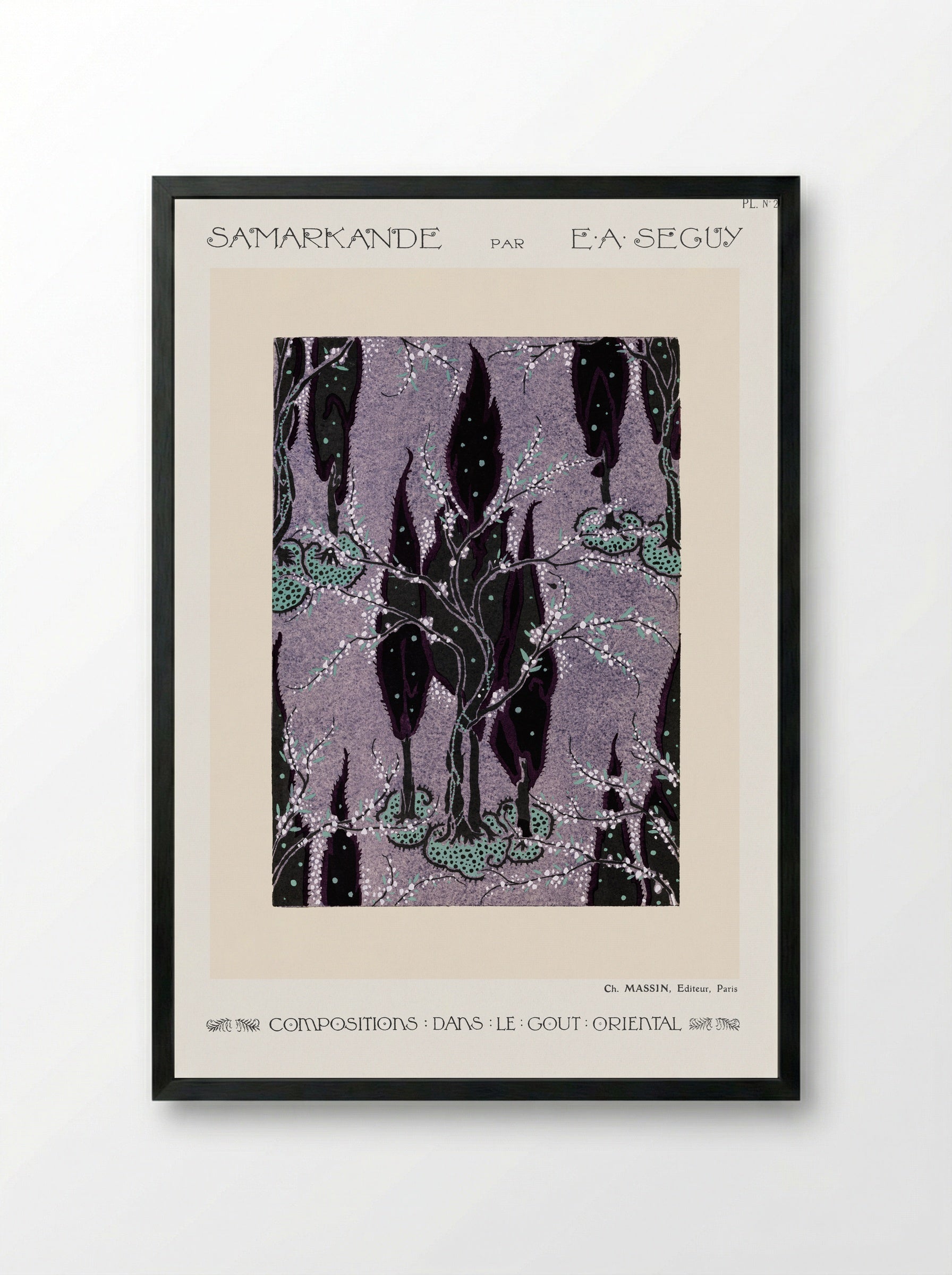 Samarkande, Plate No. 2 - Émile-Allain Séguy - Framed Print Black