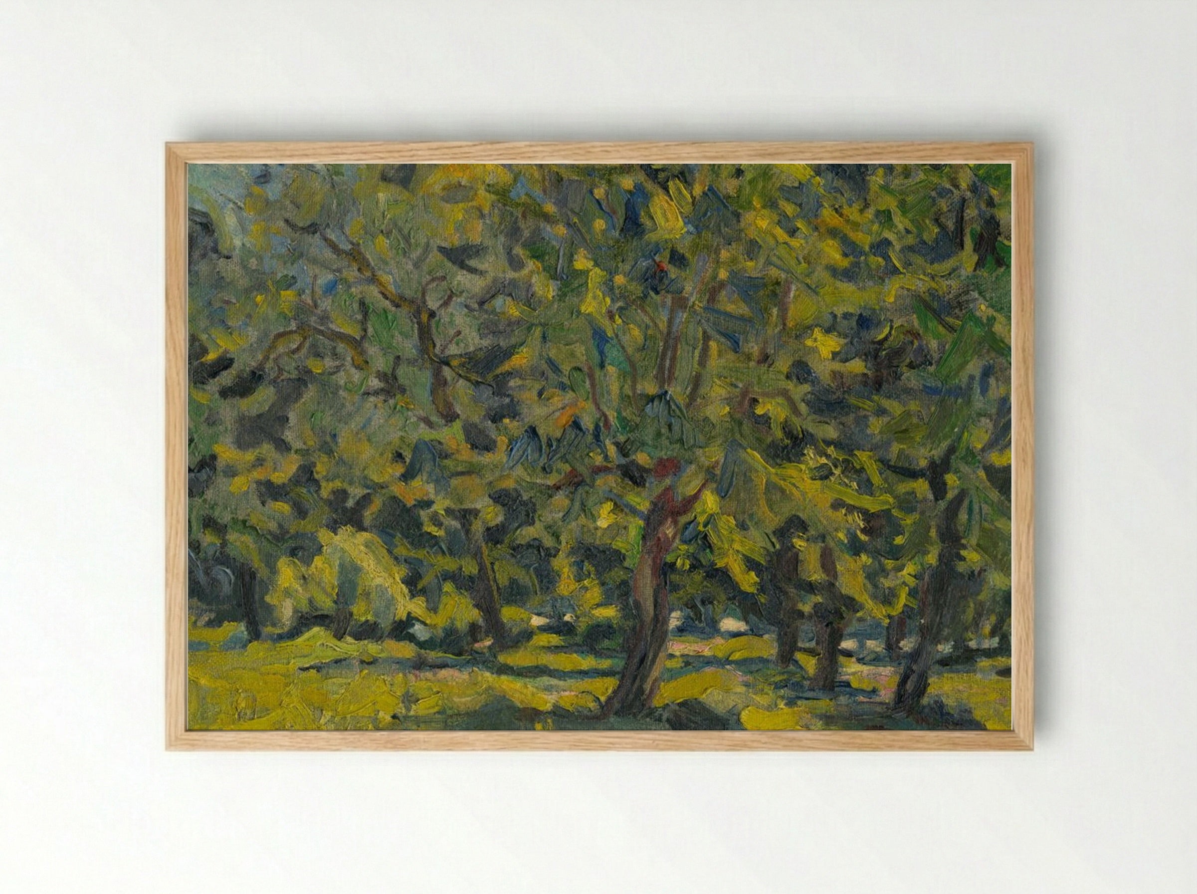 In the Park - Konstantin Bauer - Framed Print Wood