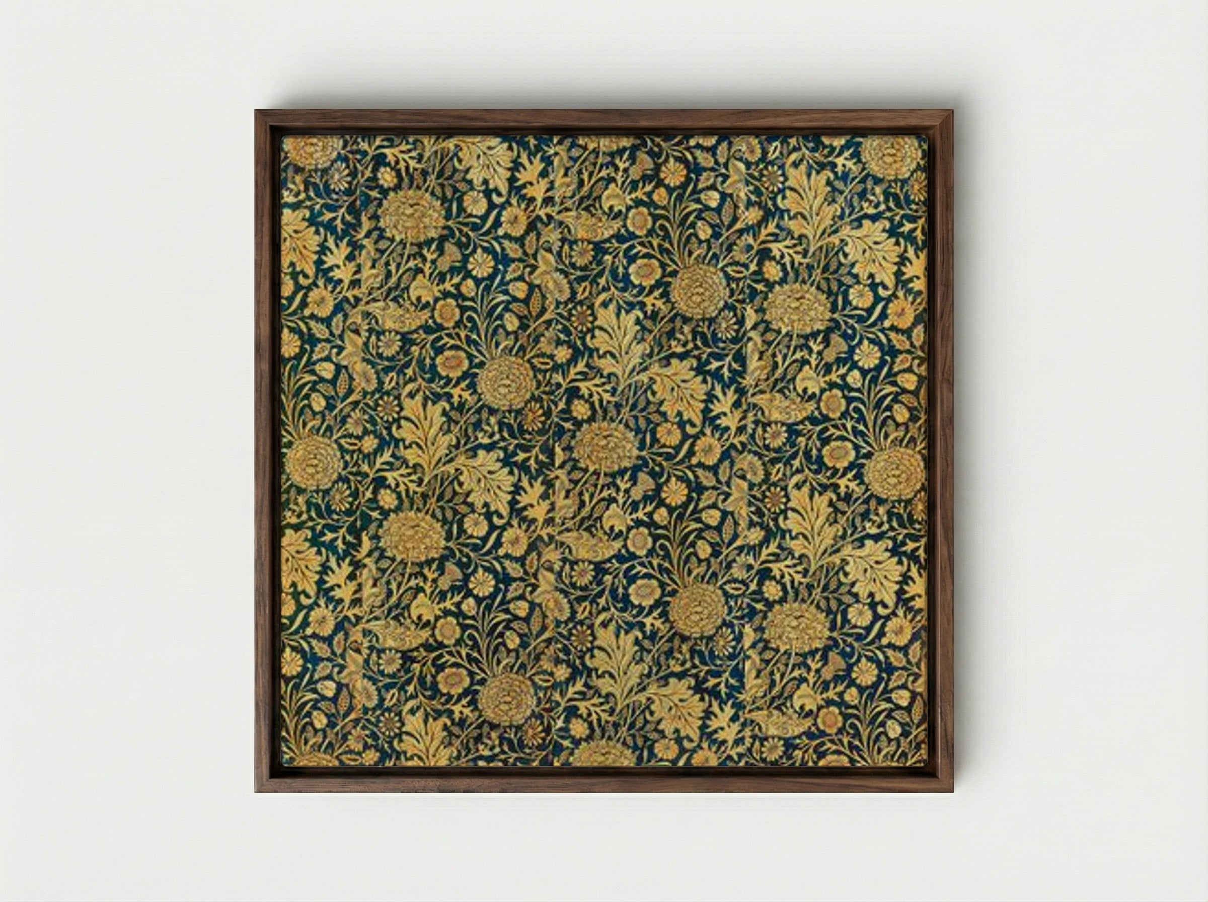 Cherwell - John Henry Dearle - Framed Canvas Dark Wood