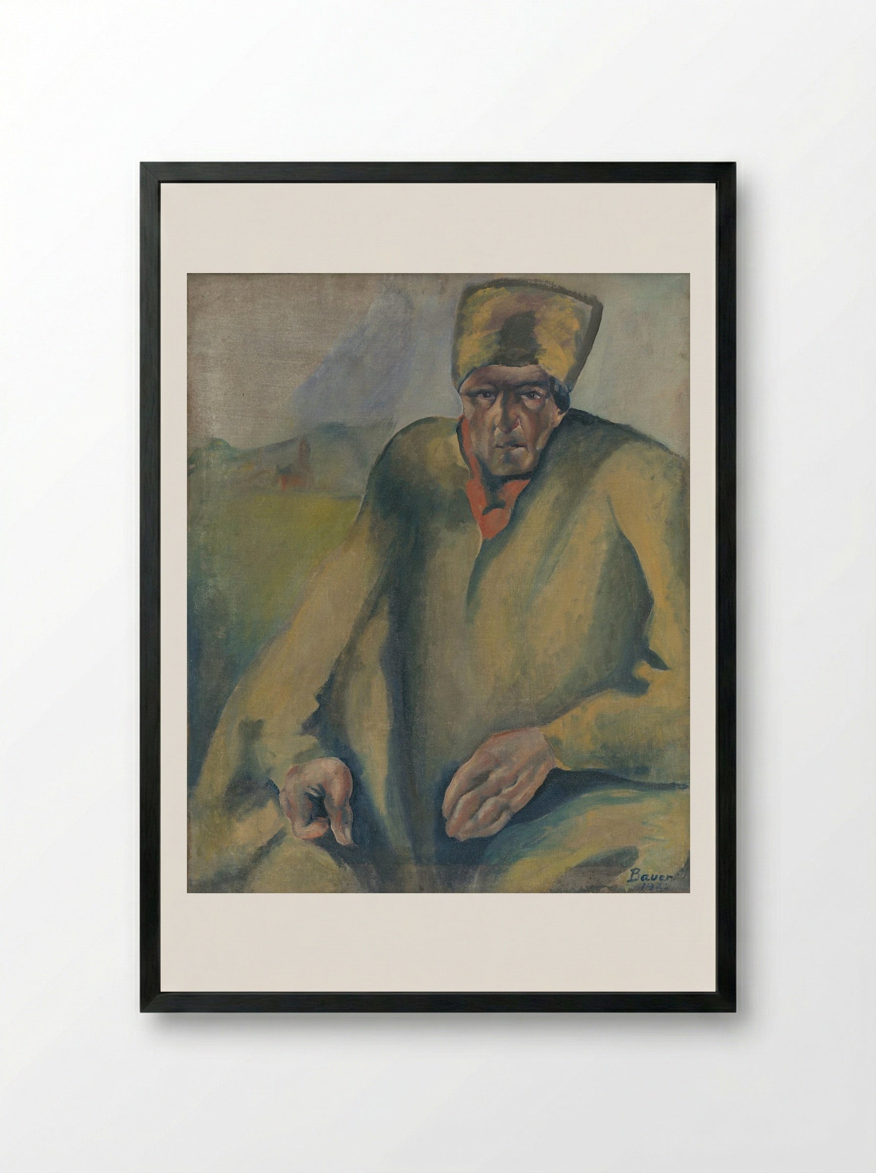 Agitator - Konstantin Bauer - Framed Print Black