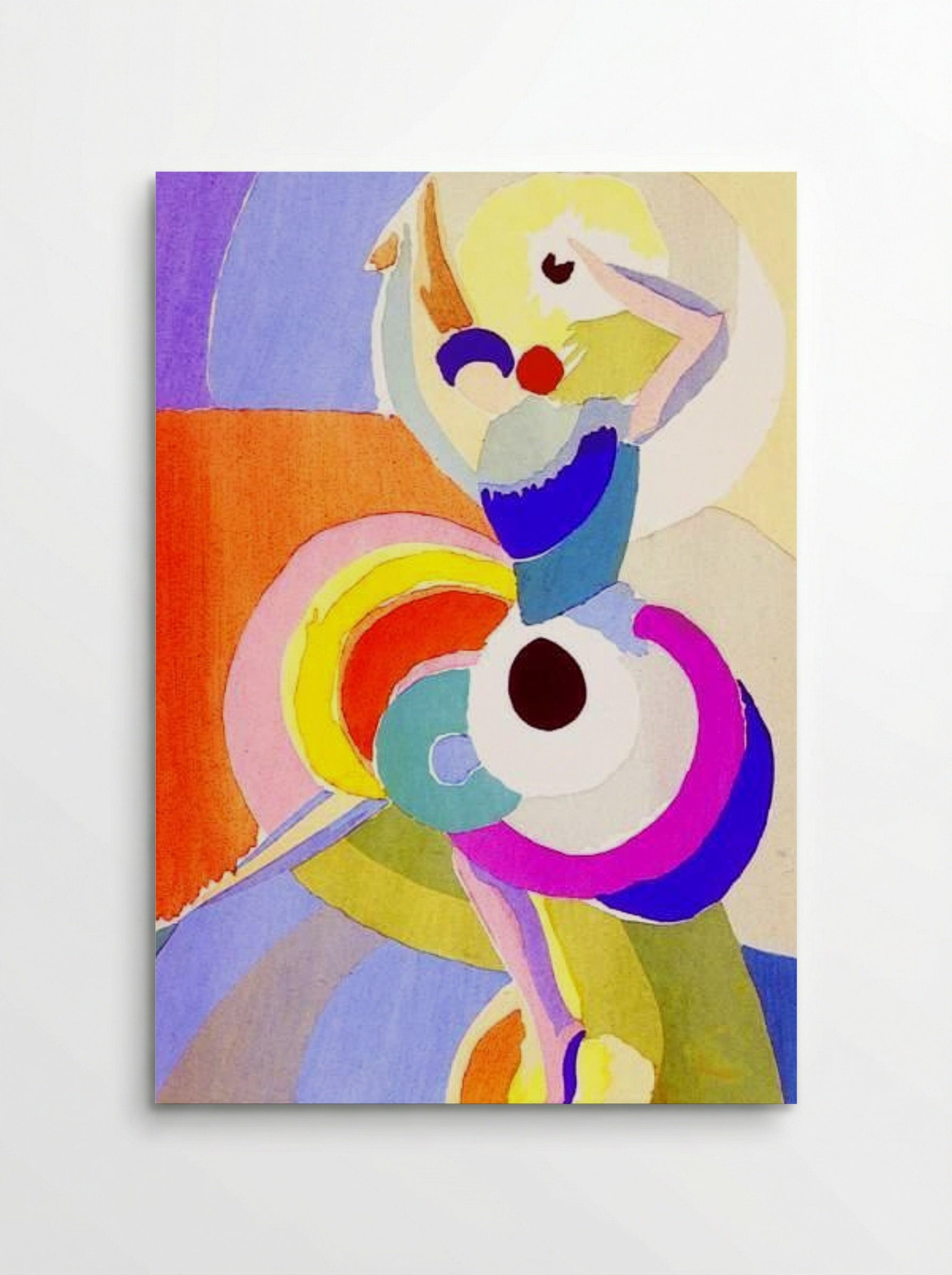 Flamenco Dancer (Abstracted Figure Study) - Fine Art Print - Poster