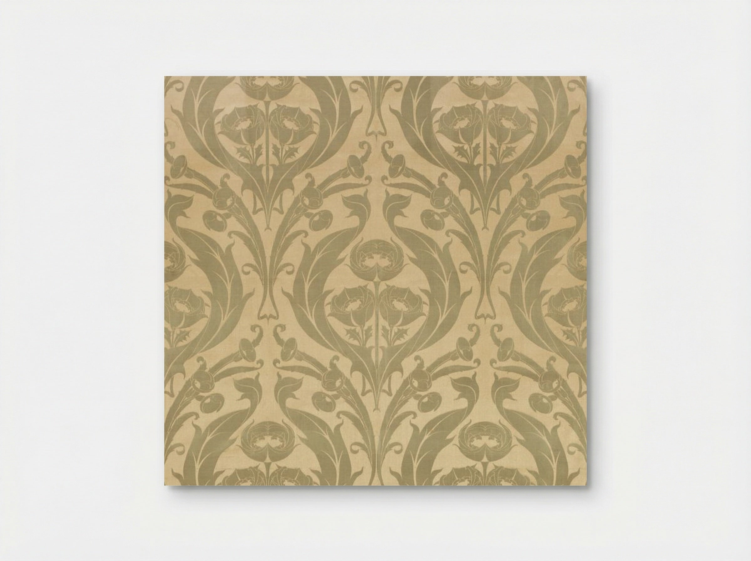 Textile Fragment with Floral Motifs - William Morris - Poster