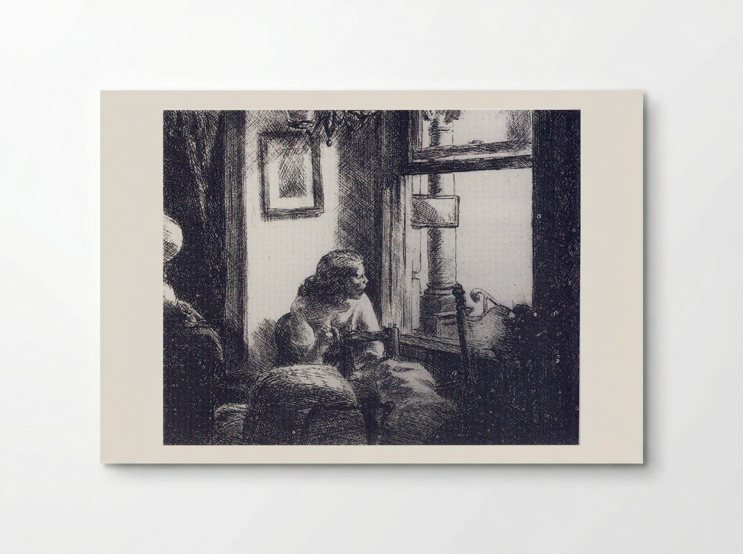 East Side Interior - Edward Hopper - Poster
