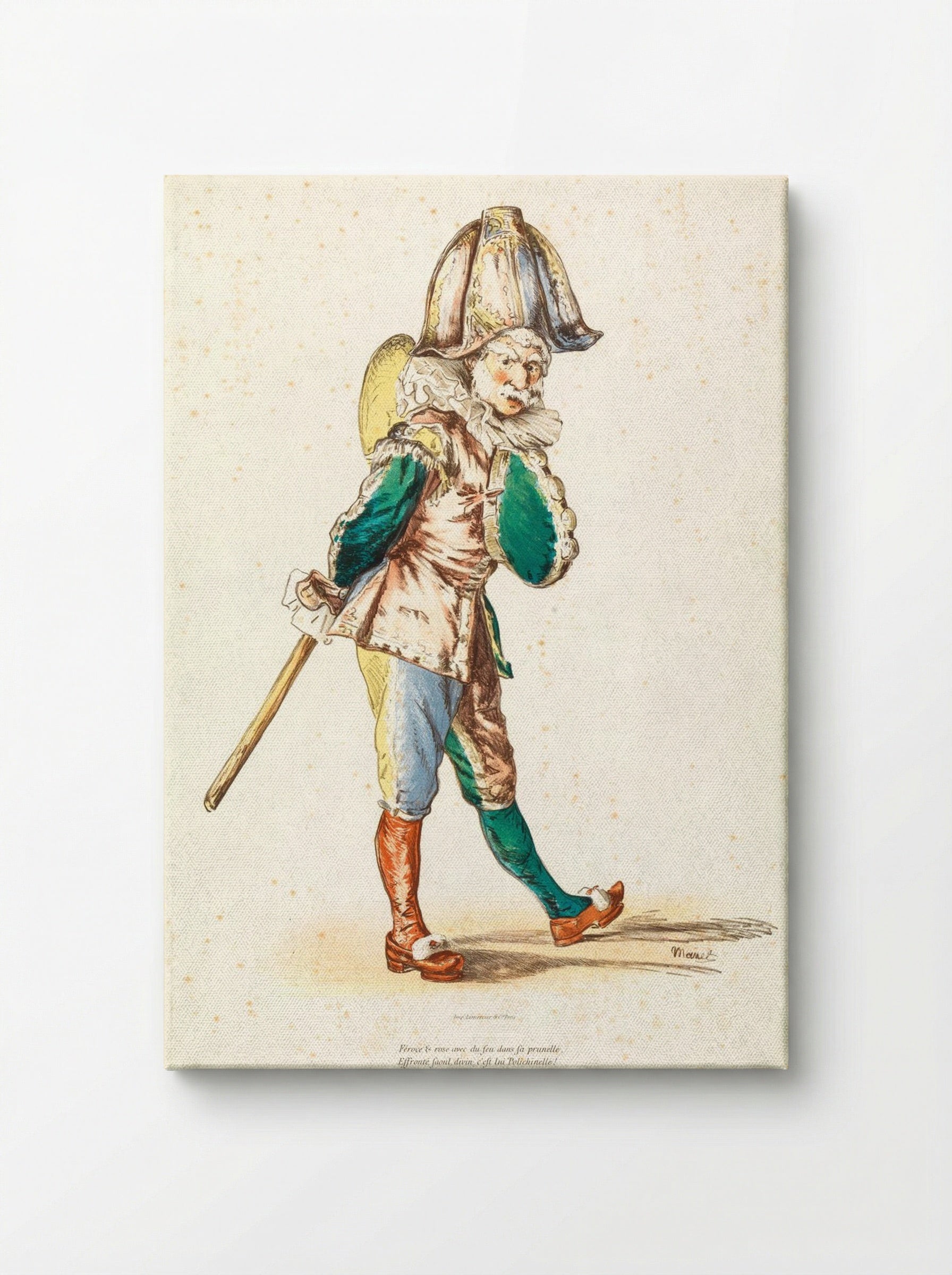 Polichinelle - Édouard Manet - Canvas