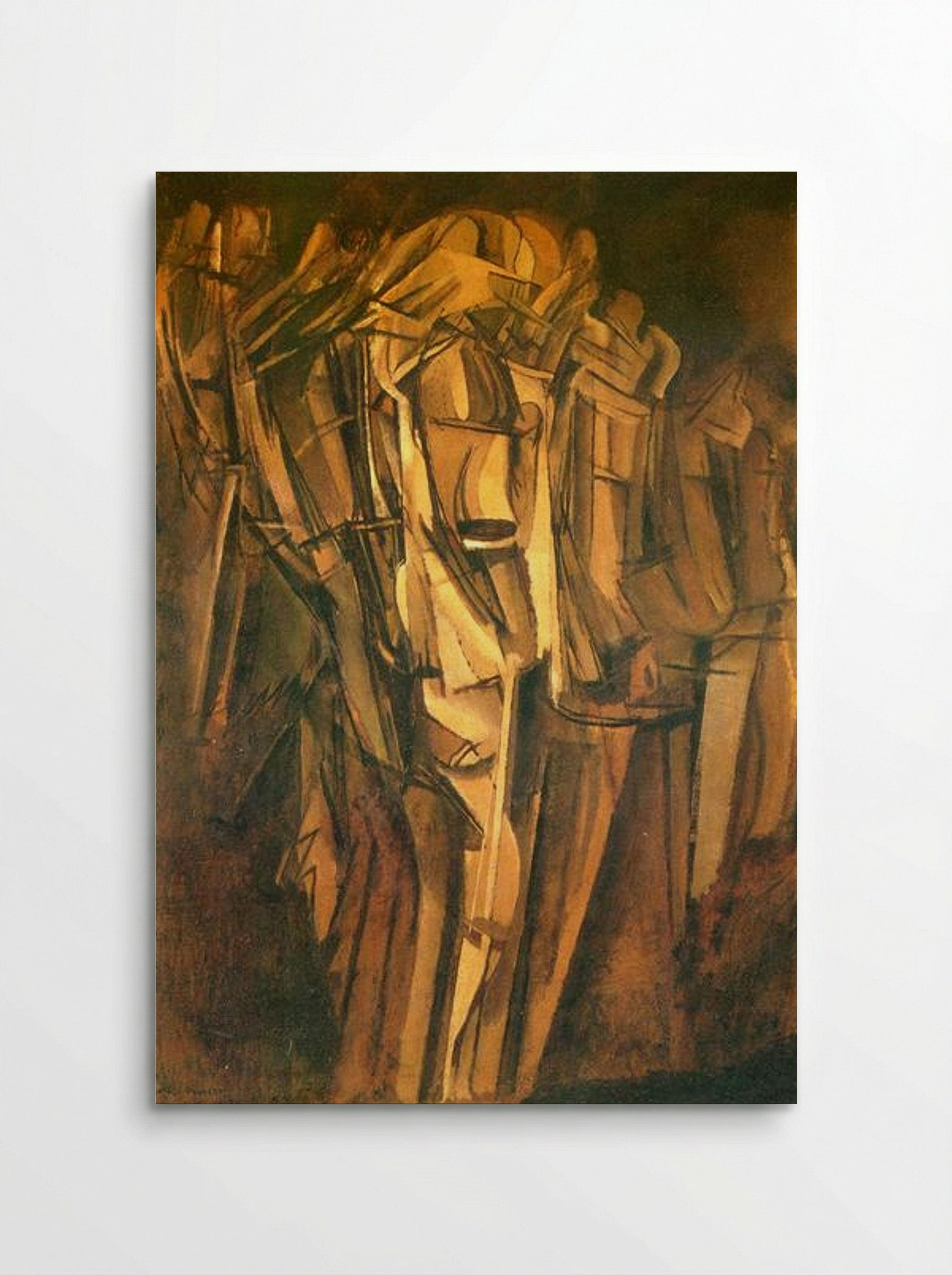 Sad Young Man in a Train - Marcel Duchamp - Poster