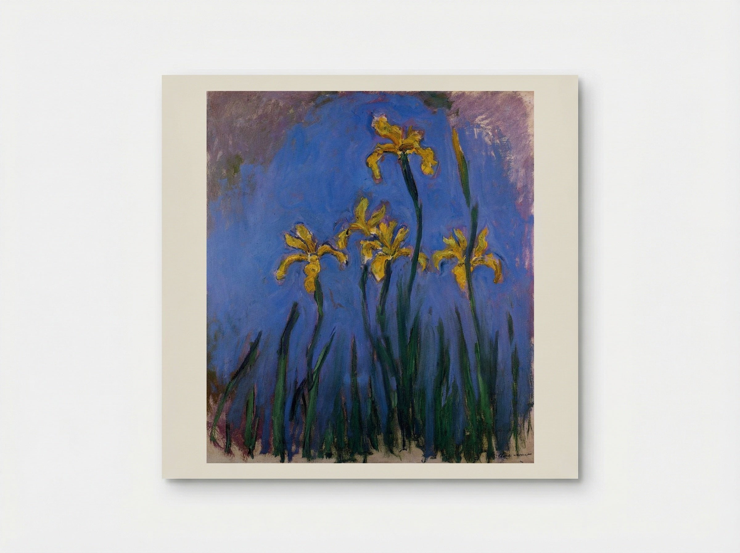 Yellow Irises - Claude Monet - Poster