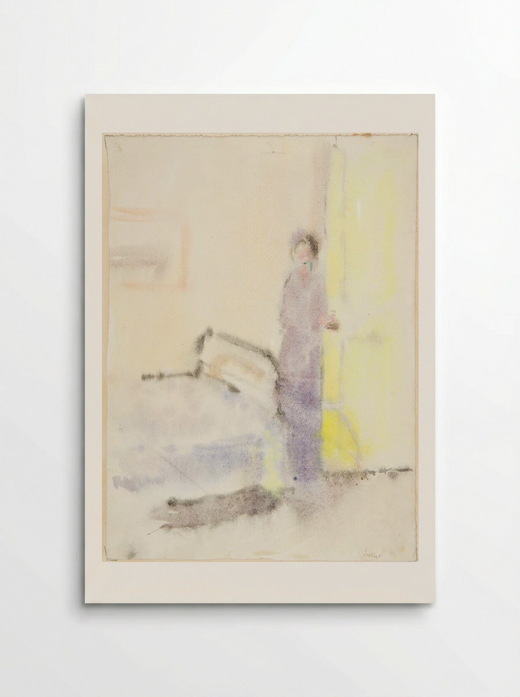 Girl by a Bed - Walter Sickert - Poster