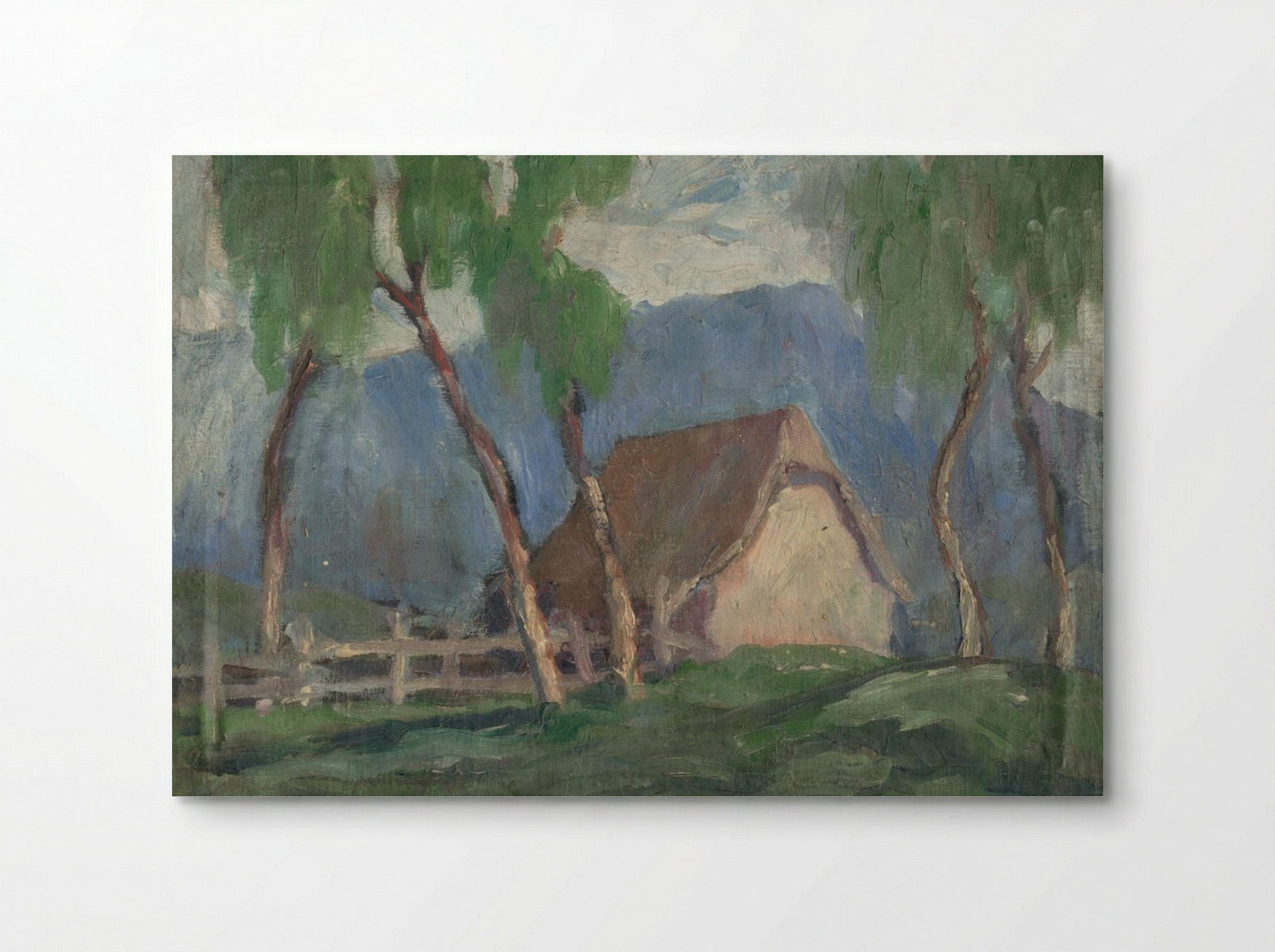 Landscape with Birches - Zolo Palugyay - Poster