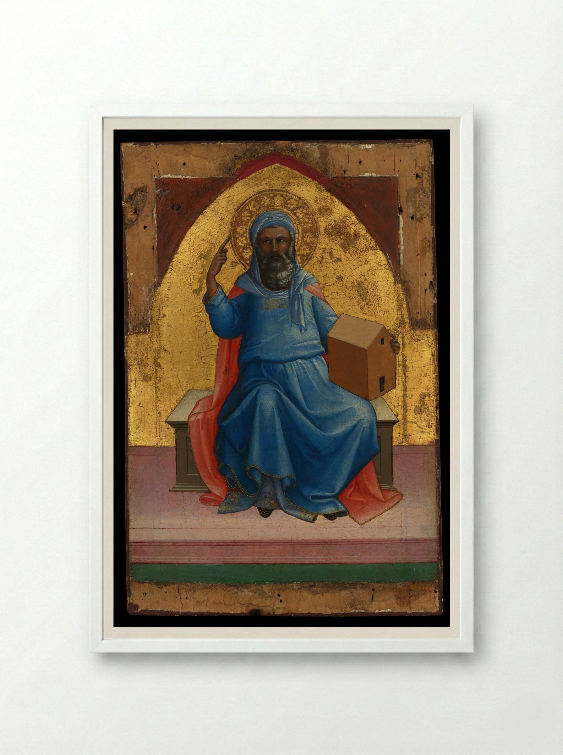 Noah - Lorenzo Monaco - Framed Print White