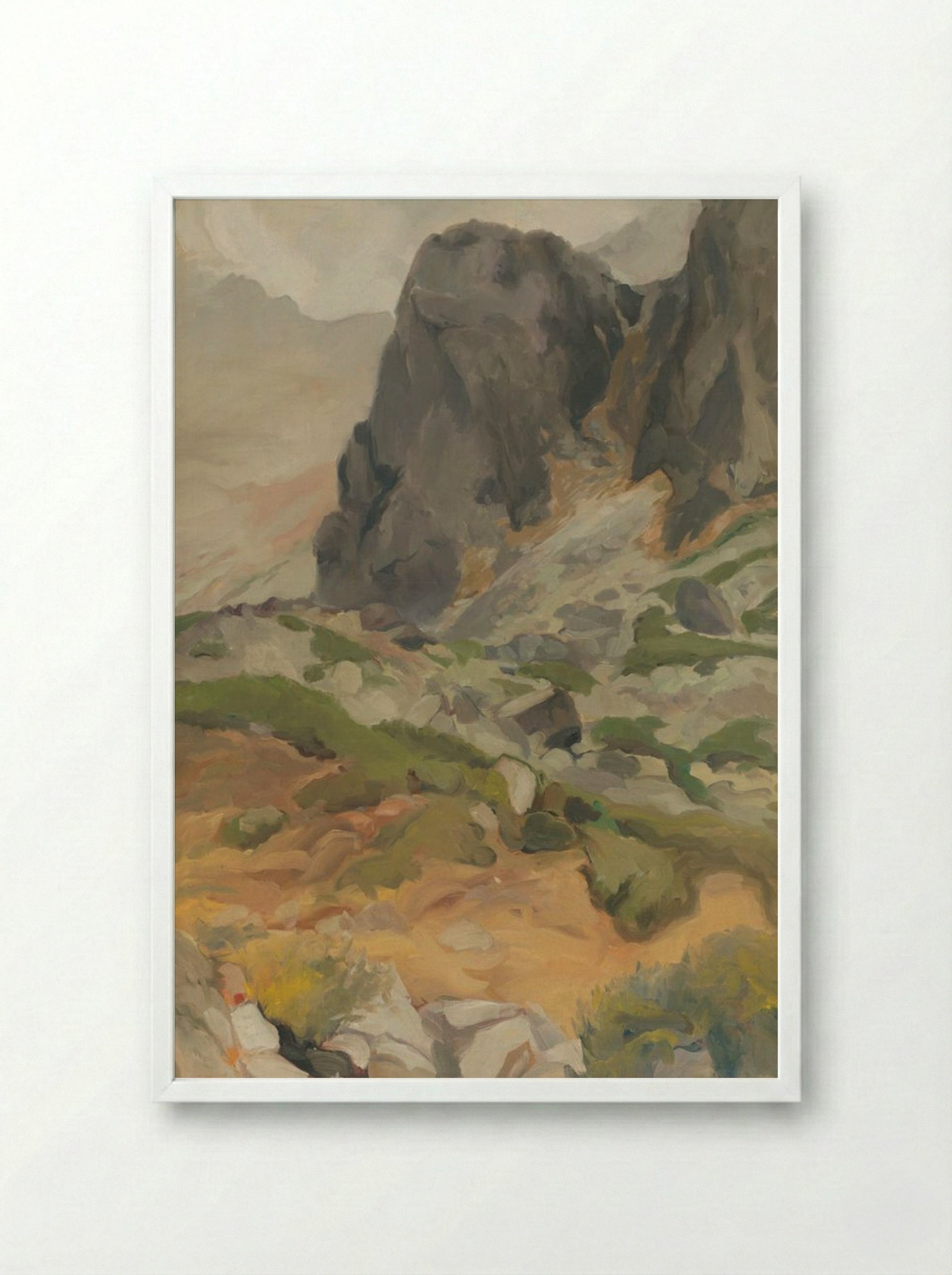 Tatras - Zolo Palugyay - Framed Print White