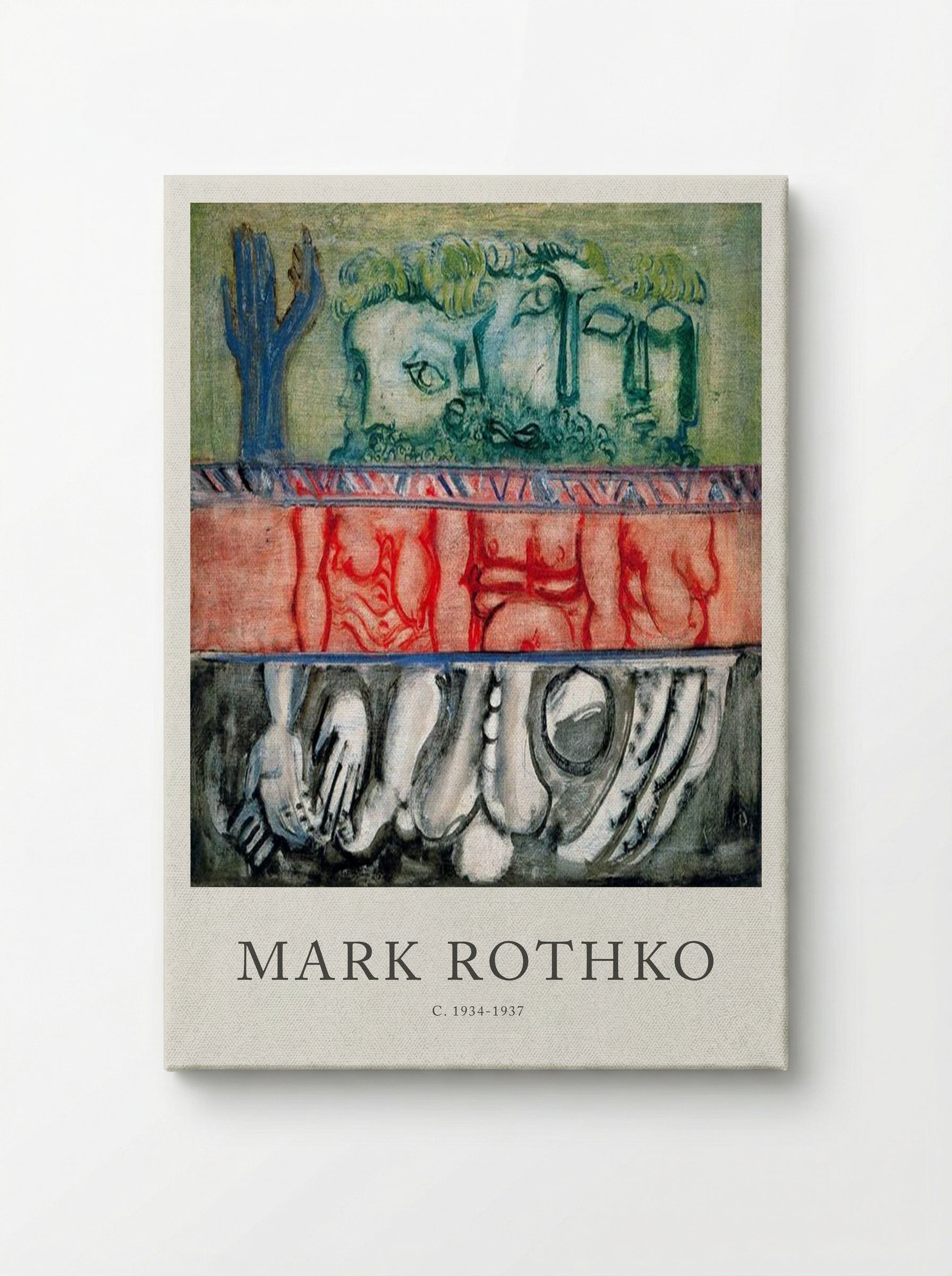 Untitled (Figurative Composition) - Mark Rothko - Canvas