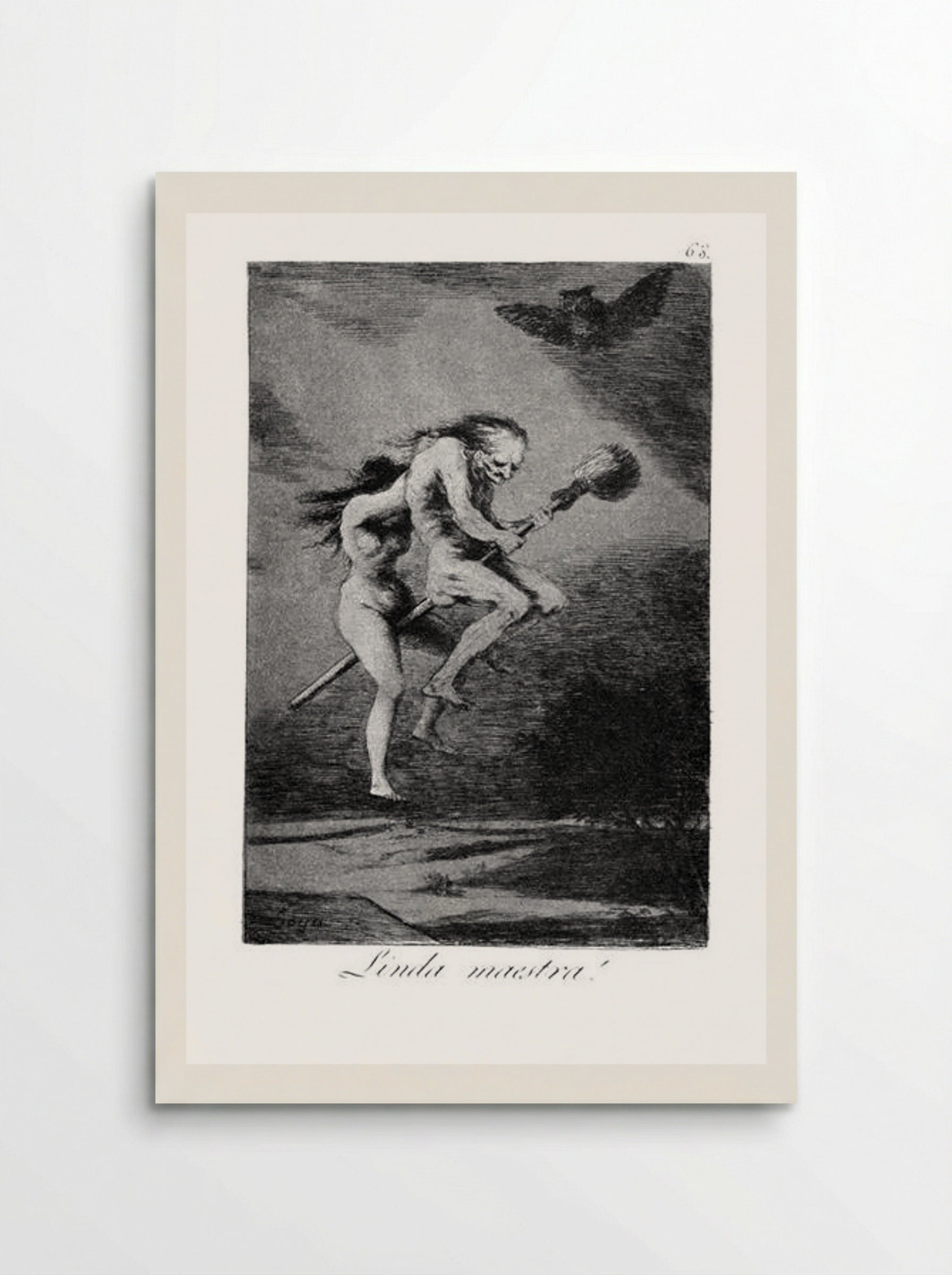 Linda Maestra (Pretty Teacher) - Francisco Goya - Poster