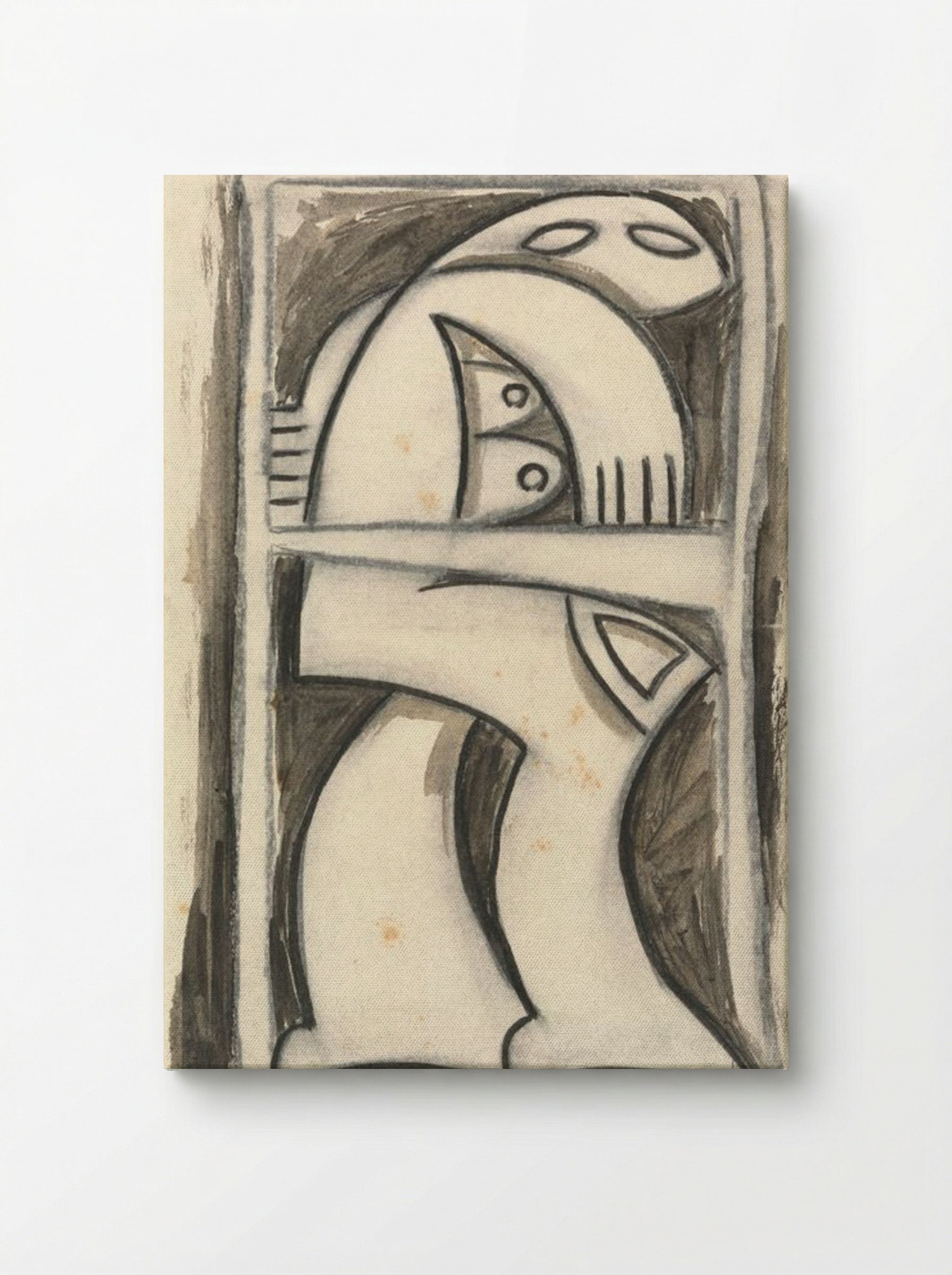 Standing Female Figure (Study) - Pablo Picasso - Canvas