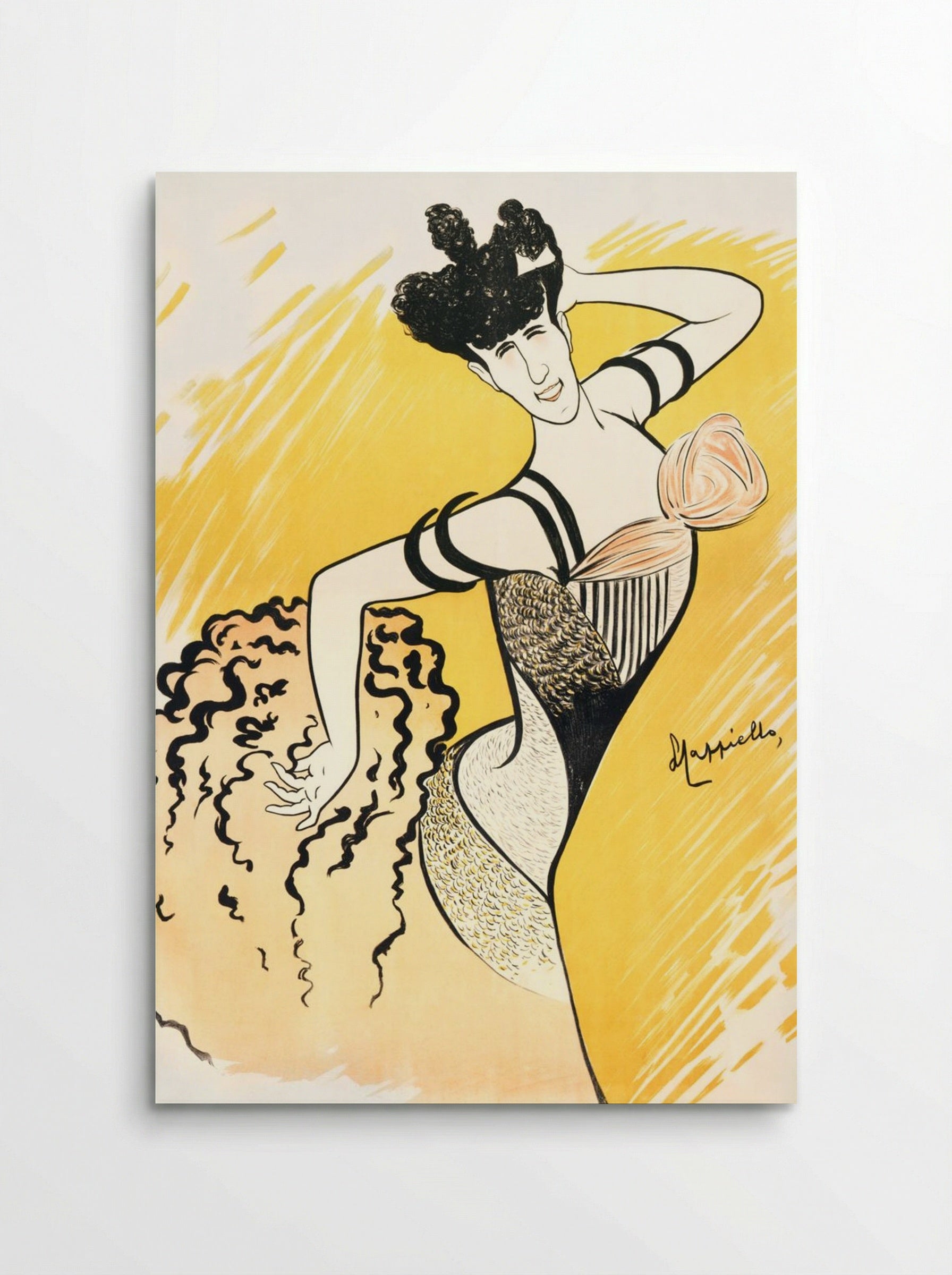 Louise Balthy at the Folies-Bergère - Leonetto Cappiello - Poster